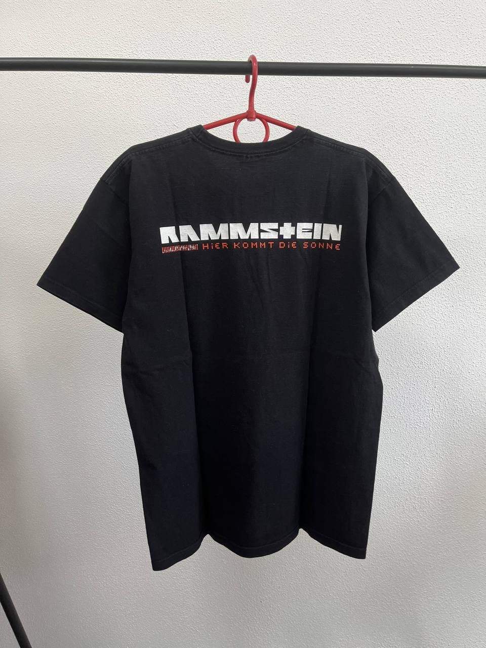 Band Tees × Vintage Vintage Rammstein Hier Kommt Die Sonne Band Tee Size US L / EU 52-54 / 3 - 2 Thumbnail