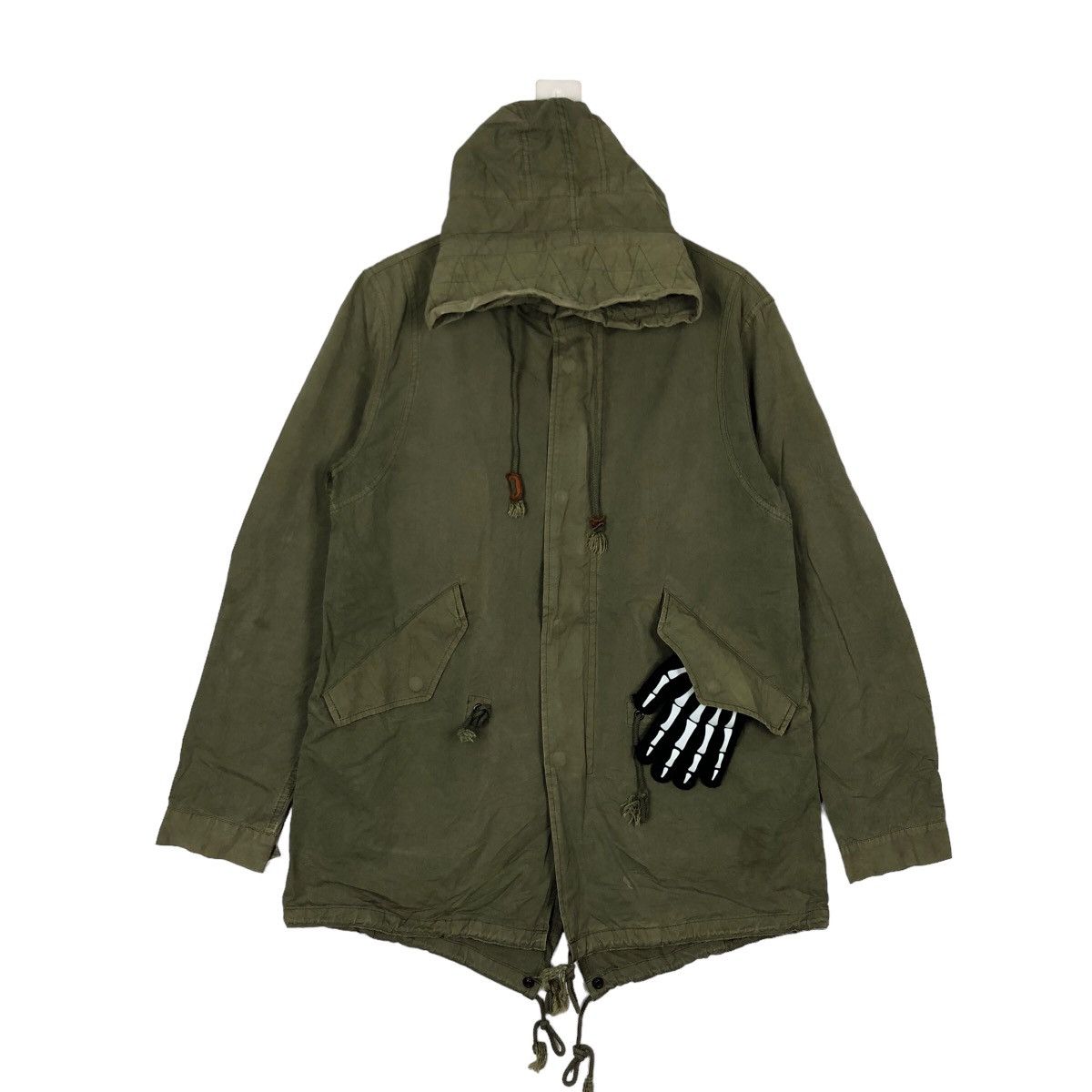 Blue Blue Japan VINTAGE FISH TAIL PARKA JACKET BLUE WORK BY BLUE BLUE JAPAN Size US M / EU 48-50 / 2 - 1 Thumbnail