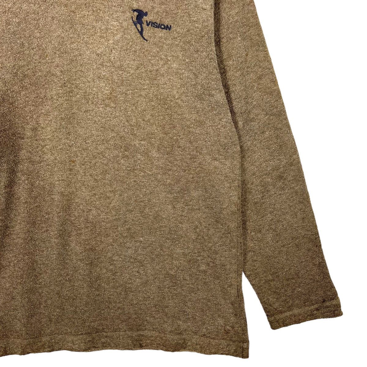 Vision Streetwear 💥 1990s VINTAGE VISION STREETWEAR FLEECE LONG SLEEVE VNECK Size US L / EU 52-54 / 3 - 4 Thumbnail