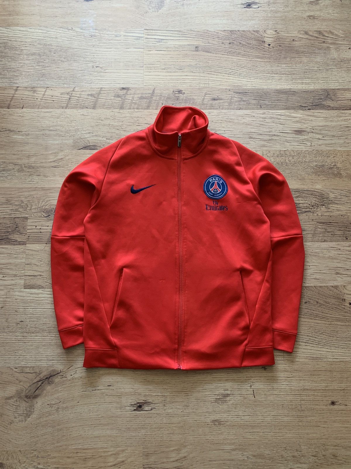 Nike Rare Nike Paris Saint Germain Full Zip Sweatshirt PSG Size US M / EU 48-50 / 2 - 1 Thumbnail