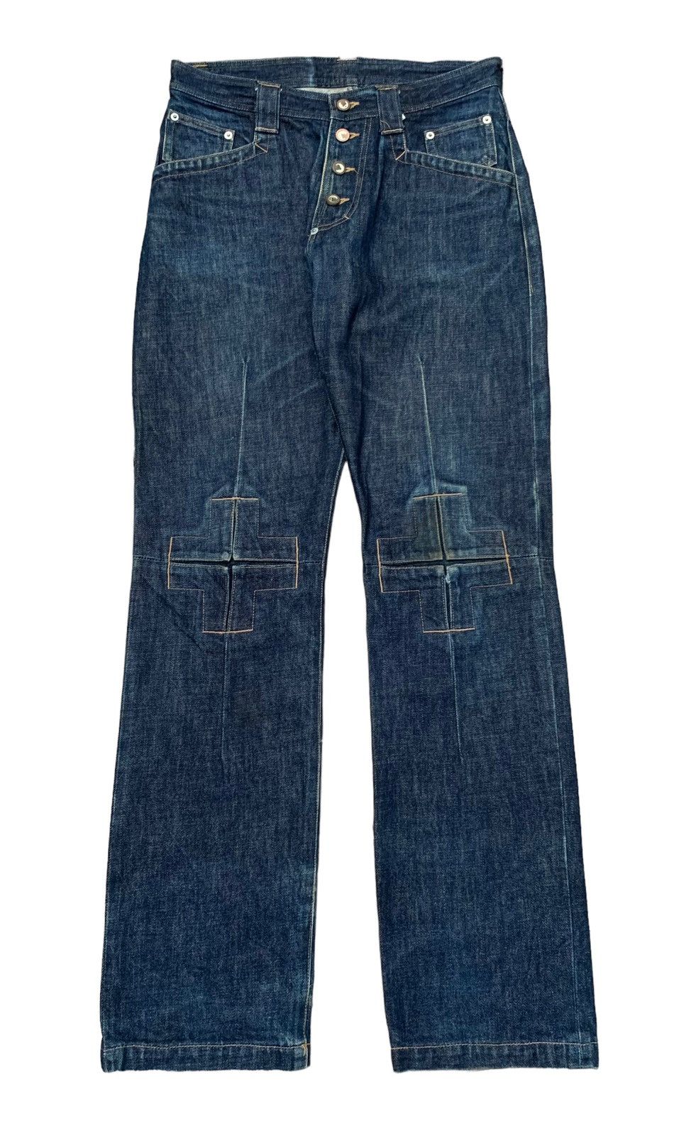 Designer × Japanese Brand × Vintage Very Rare Design Japanese Vintage Brand Wrong Jeans 2000s Size US 32 / EU 48 - 1 Thumbnail