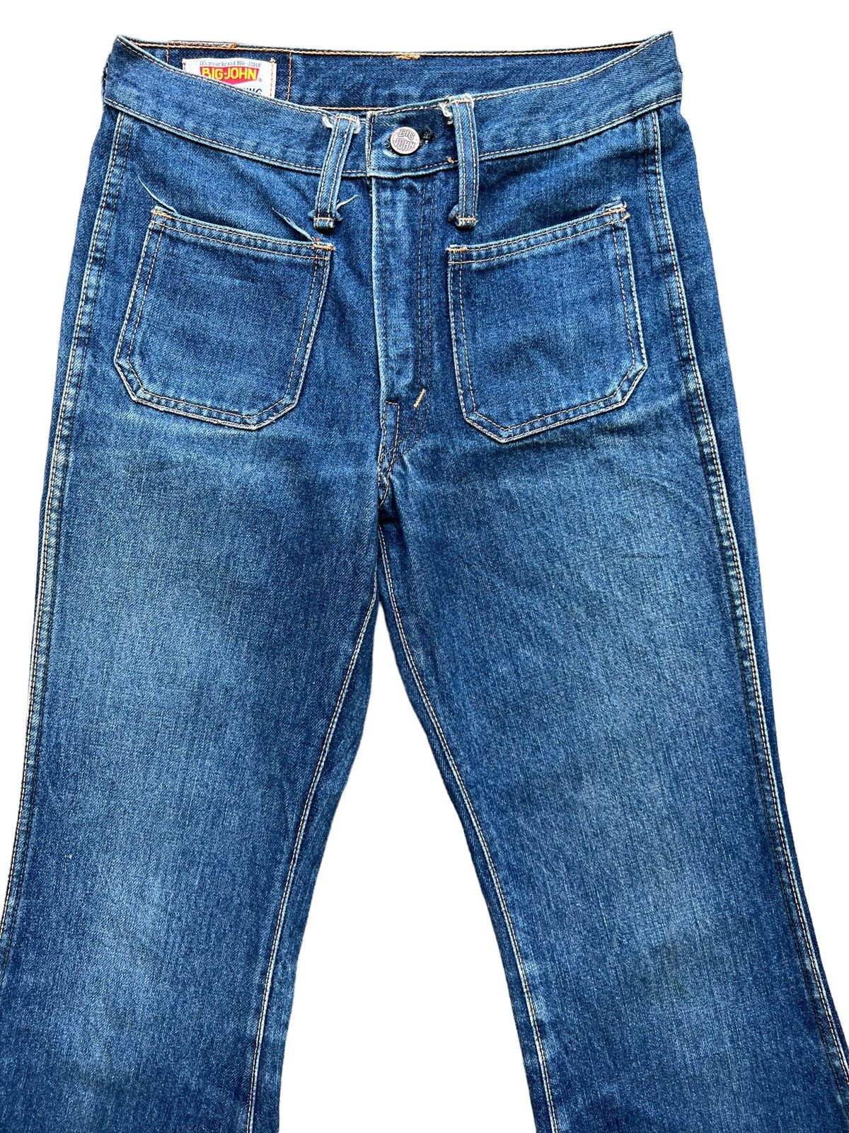 Vintage Vintage 80s Big John Bell Bottom BootCut Flared Jeans 25x30 Size 25" / US 0 / IT 36 - 4 Thumbnail