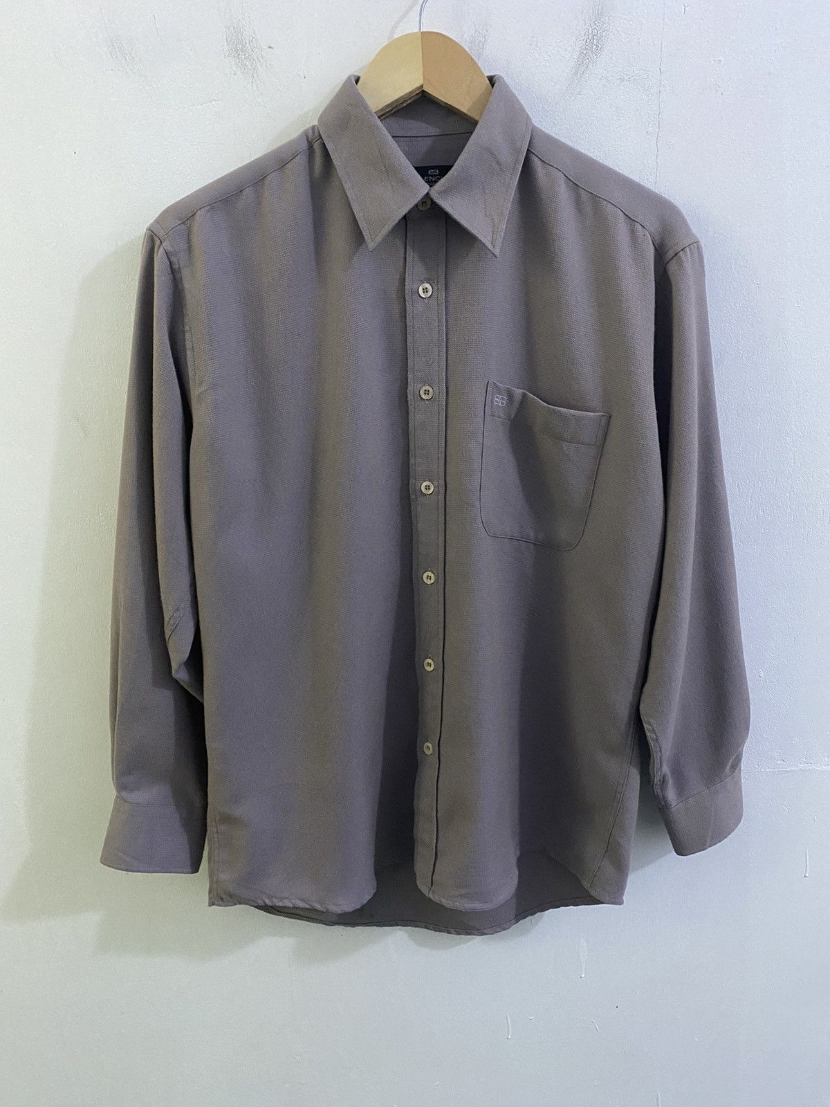 Balenciaga Vintage Balenciaga BB Logo Flannel Size US M / EU 48-50 / 2 - 3 Thumbnail