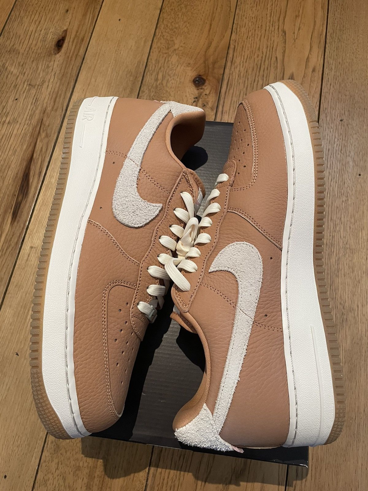 Nike Nike Air Force 1 ‘07 Craft Light Cognac Size US 11.5 / EU 44-45 - 3 Thumbnail