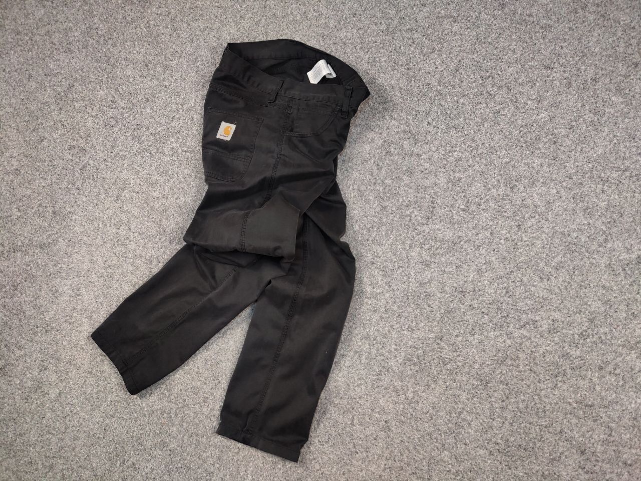 Carhartt Vintage 90's Carhartt Skill Faded Black Logo Pants Hype Size US 31 - 3 Thumbnail