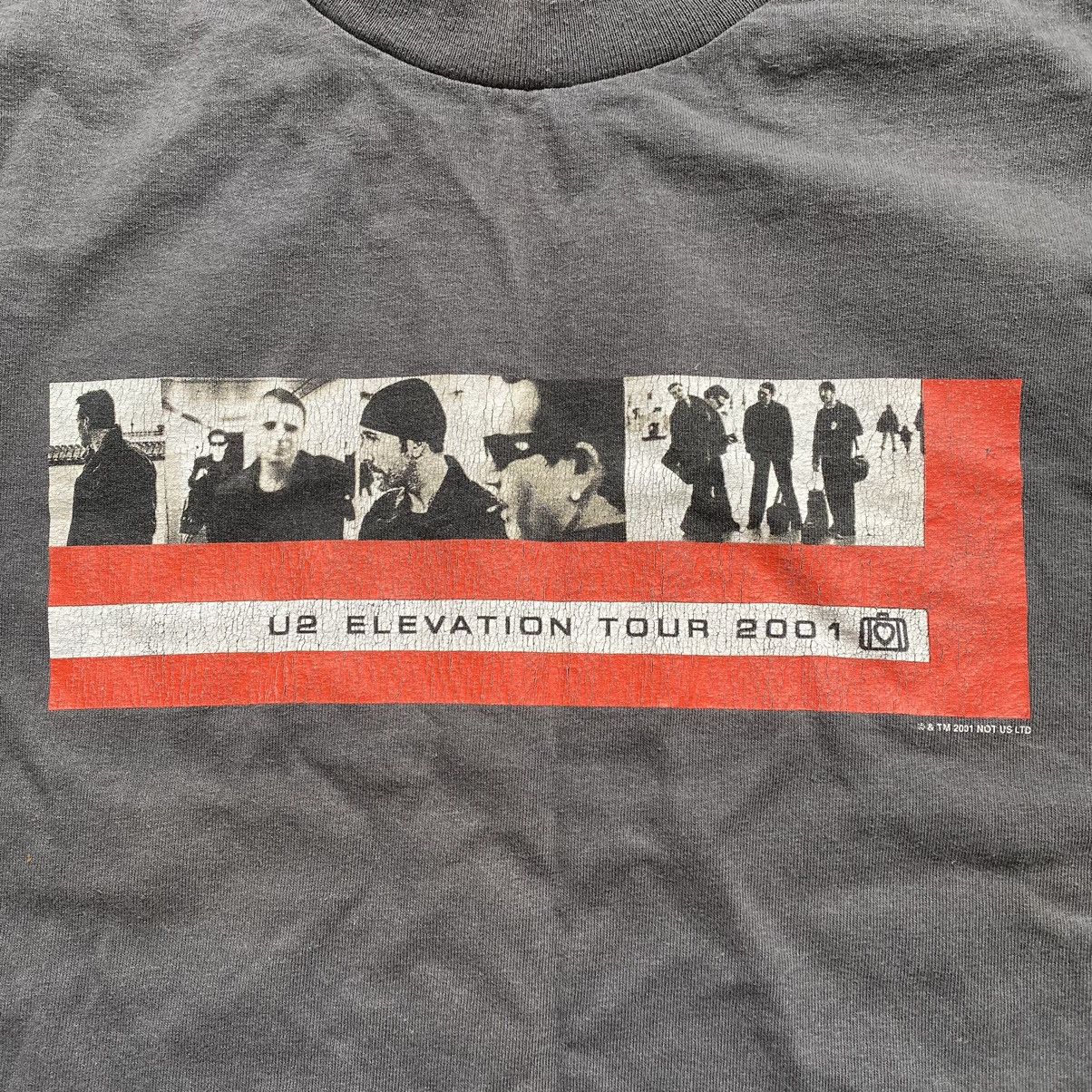 Band Tees VINTAGE U2 BAND ELEVATION TOUR AMERICAN APPAREL CROP T SHIRT Size US L / EU 52-54 / 3 - 3 Thumbnail