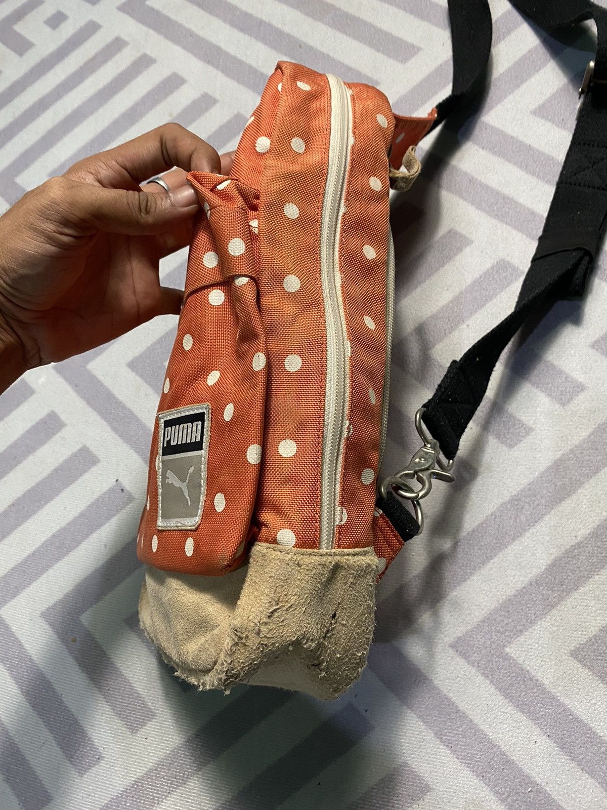 Puma × Vintage Vintage PUMA Sling Bag Backpack Bagpack Size ONE SIZE - 6 Thumbnail