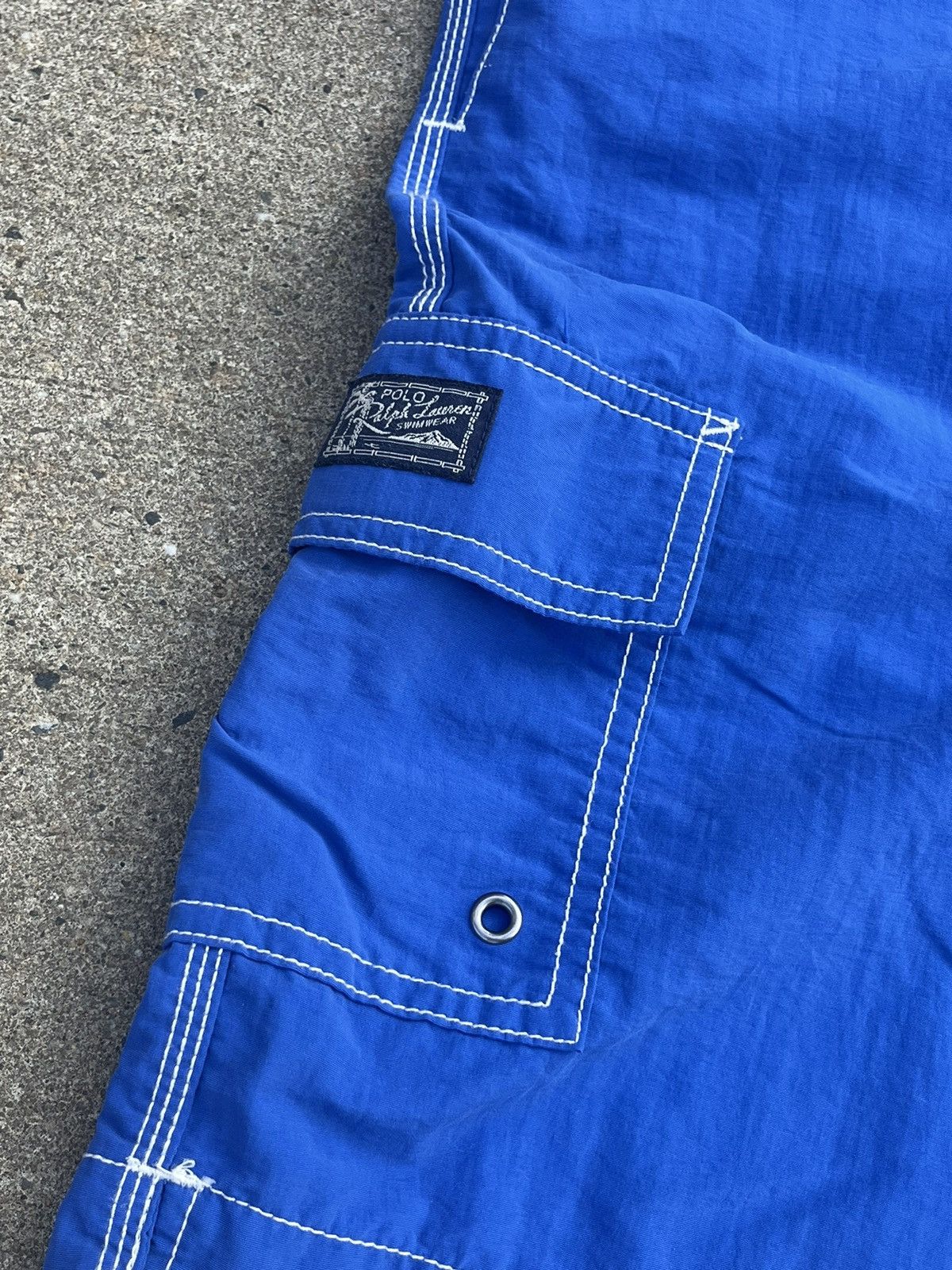 Polo Ralph Lauren × Vintage VINTAGE 90’S POLO RALPH LAUREN SWIMMING CARGO SHORTS Size US 36 / EU 52 - 4 Thumbnail