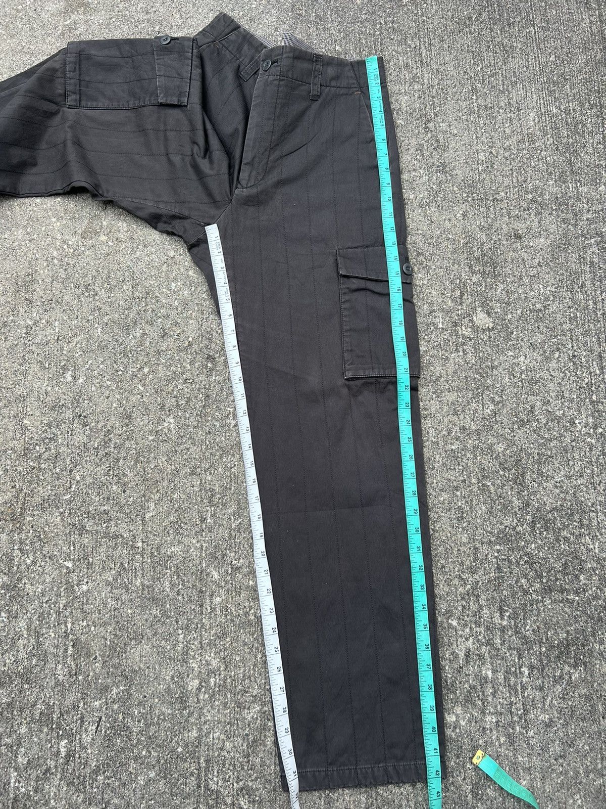 Designer Vintage Hiromichi Nakano Japan Quilted Striped Cargo Size US 32 / EU 48 - 5 Thumbnail