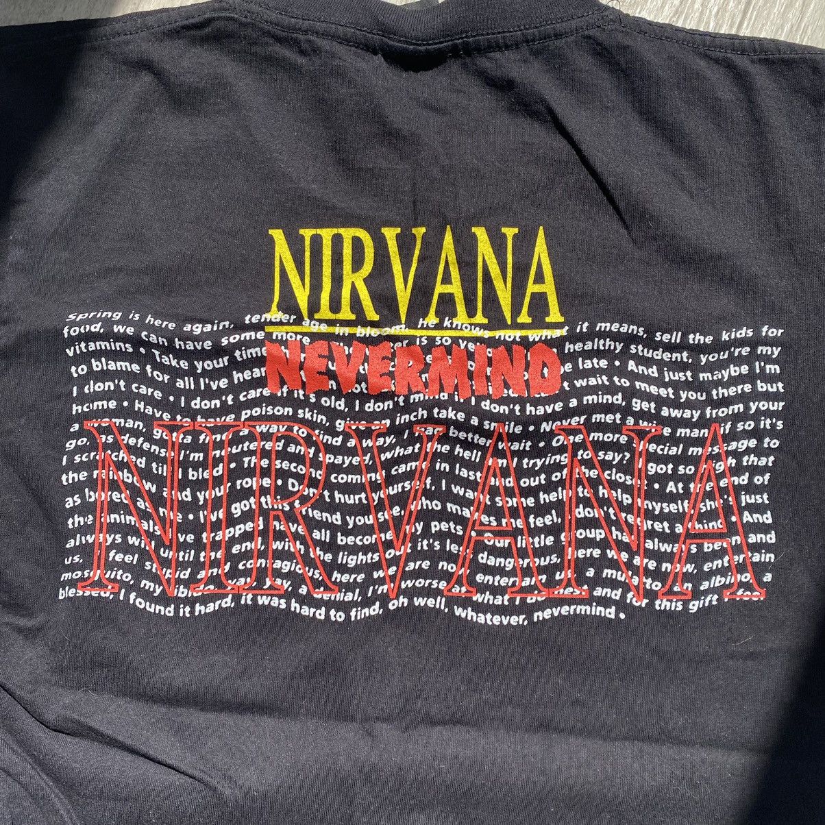 Band Tees VINTAGE NIRVANA GRUNGE BAND NEVERMIND HEAVY T SHIRT Size US S / EU 44-46 / 1 - 4 Thumbnail