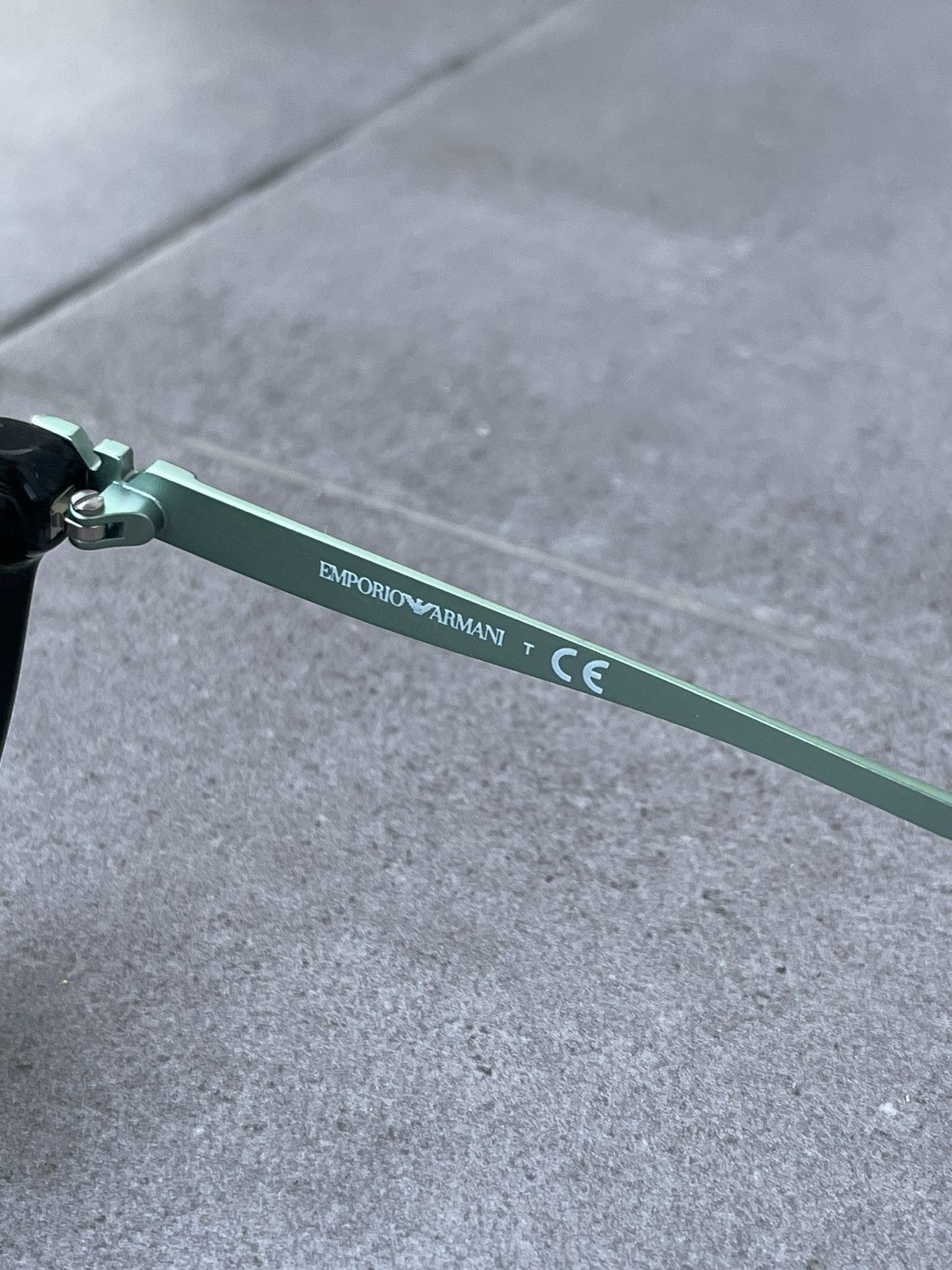 Emporio Armani Emporio Armani EA4030 5227/8E Marble Green Sunglasses Size ONE SIZE - 10 Thumbnail