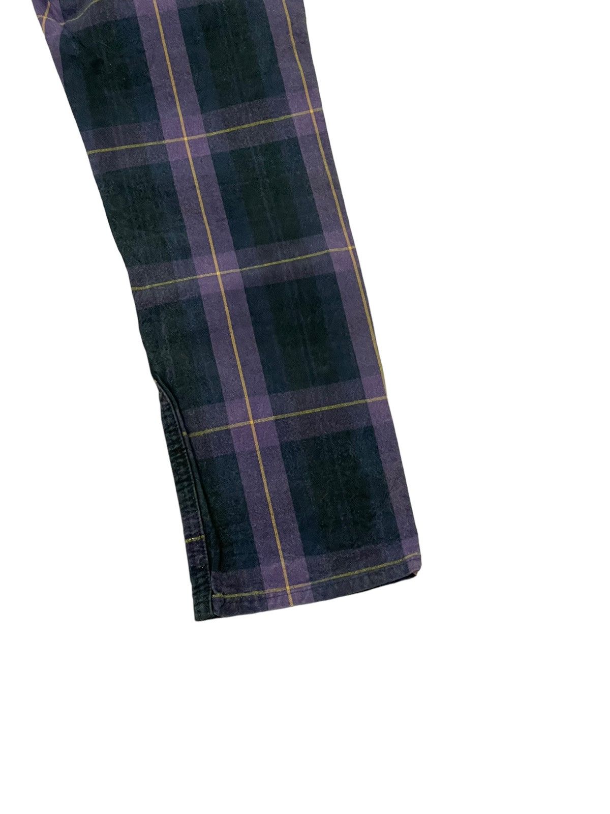 Japanese Brand Drop Croth Kapital Check Pant Slim 5🟦8 Size US 28 / EU 44 - 4 Thumbnail