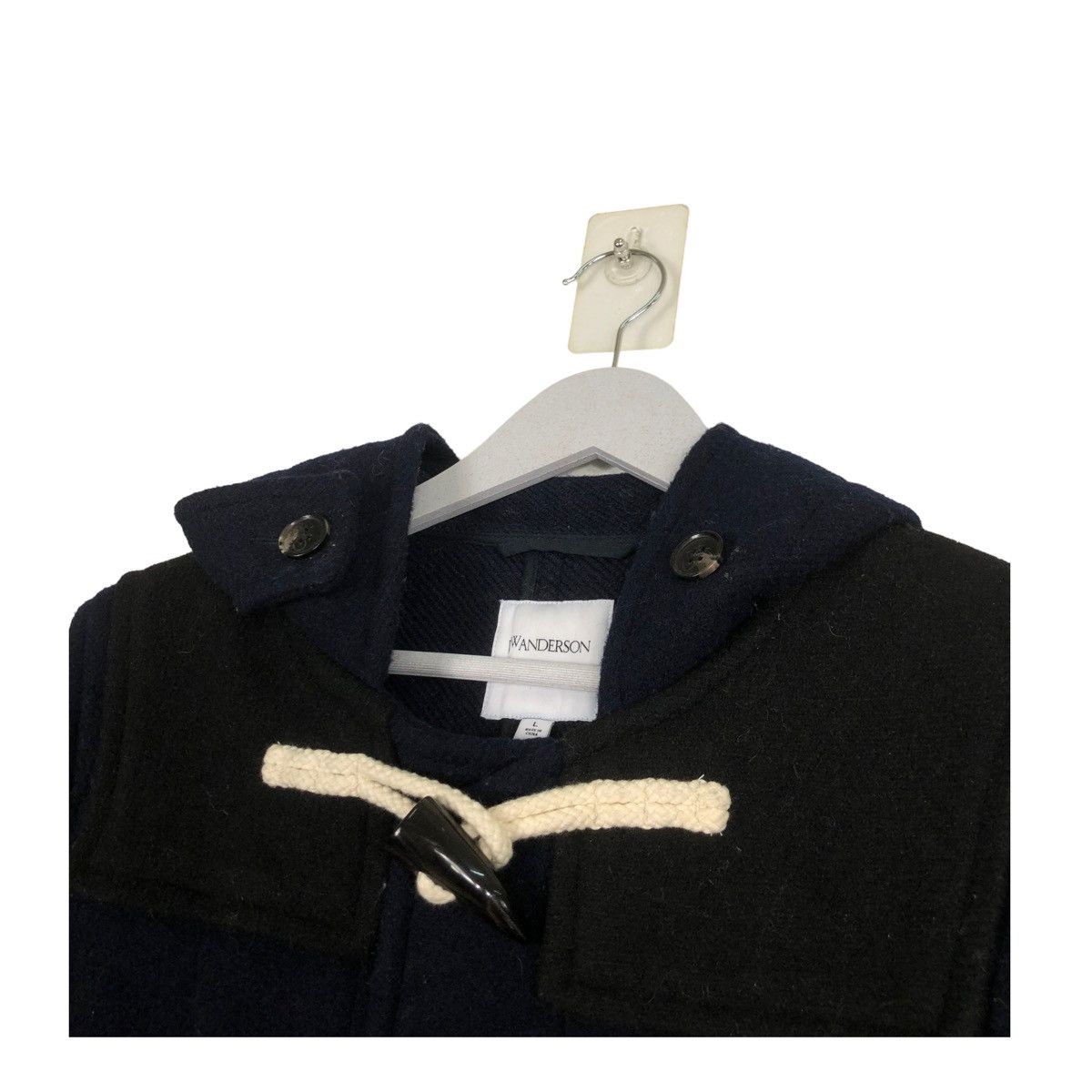 Designer × JW Anderson × Japanese Brand 💥JW ANDERSON HOODED WOODEN TOGGLE WOOL DUFFLE COAT JACKET Size US L / EU 52-54 / 3 - 6 Thumbnail