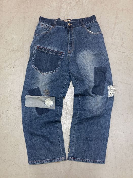 Vintage Crazy Vintage Y2K Baggy JNCO Jeans Wide Leg Skater Unique | Grailed