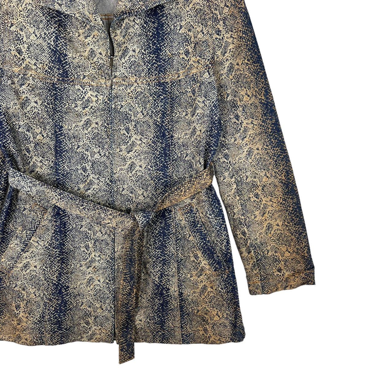 Hysteric Glamour 🔥 HYSTERIC GLAMOUR SNAKE SKIN DENIM COAT JACKET MADE IN JPN Size M / US 6-8 / IT 42-44 - 6 Thumbnail