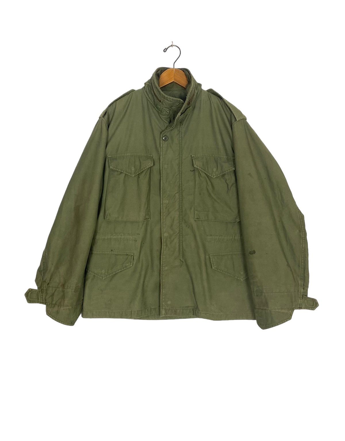 Alpha Industries Rare‼️ Vintage Alpha Industries M-65 Field Jacket Scovill Size US M / EU 48-50 / 2 - 1 Thumbnail
