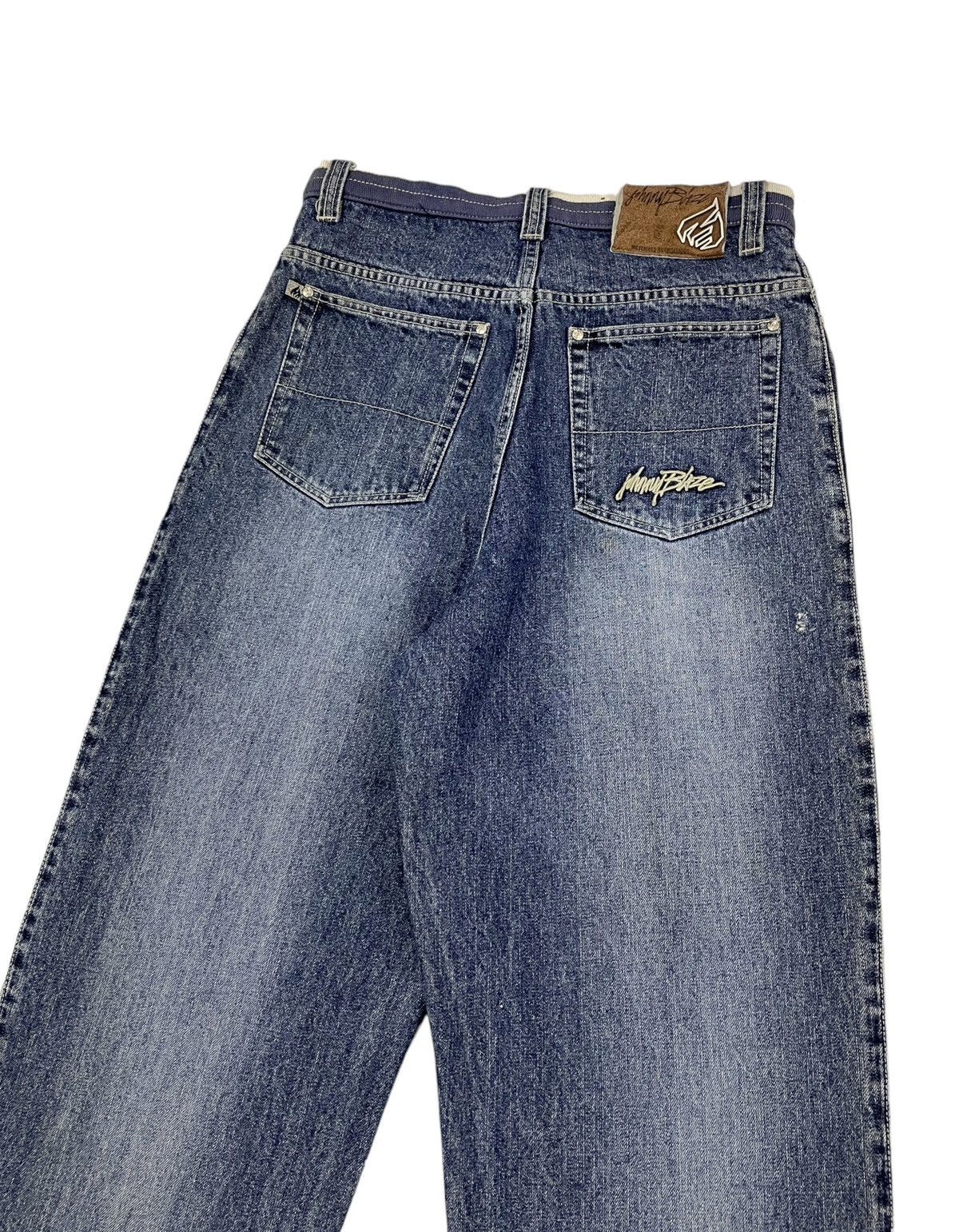 JNCO × Wu-Tang Clan Vintage Johnny Blaze Baggy Jeans Embroidery Logo Size US 30 / EU 46 - 1 Thumbnail