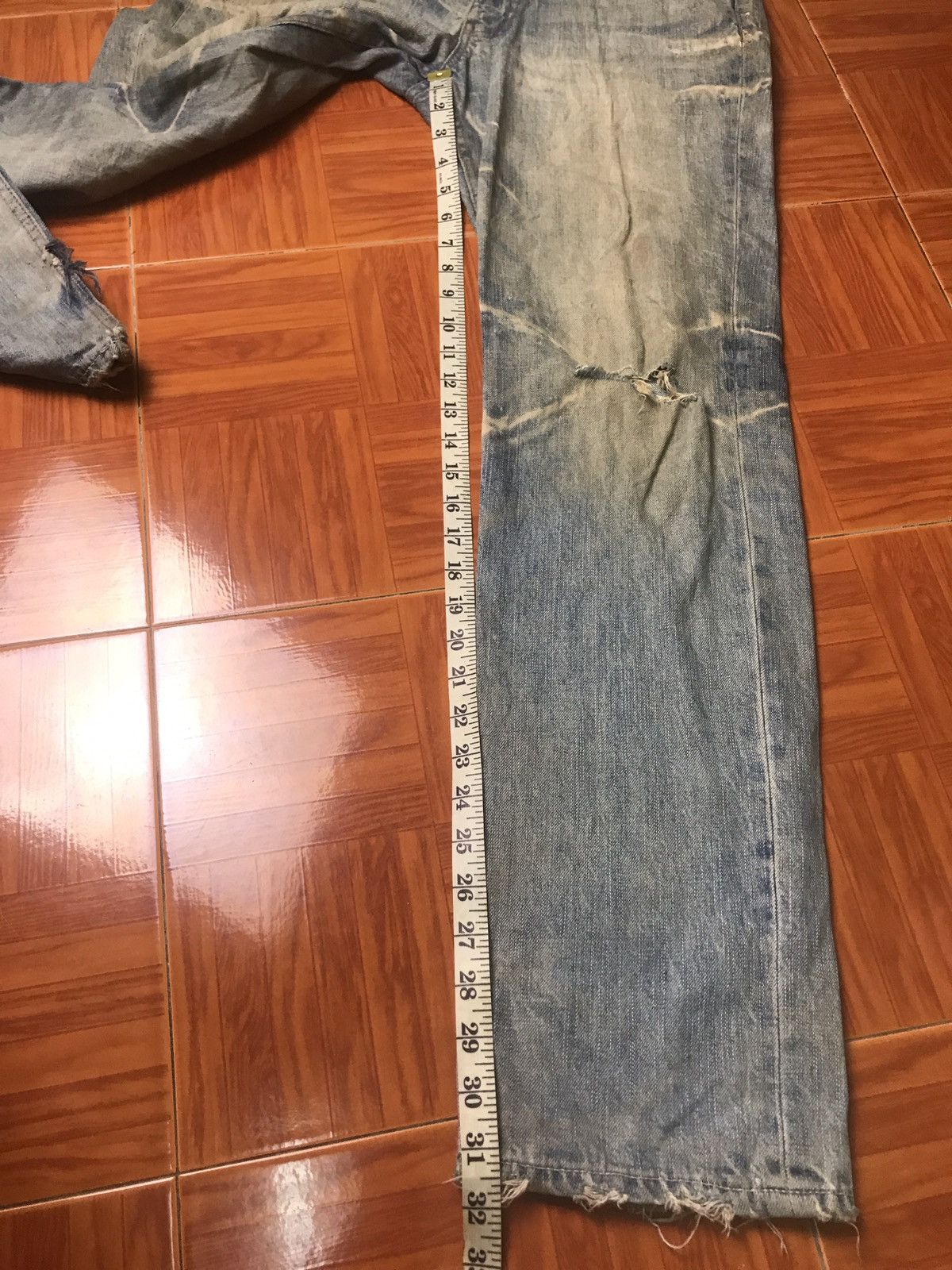 Takeo Kikuchi DISTRESSED ‼️‼️ vintage takeo kikuchi very rare Size US 33 - 12 Thumbnail