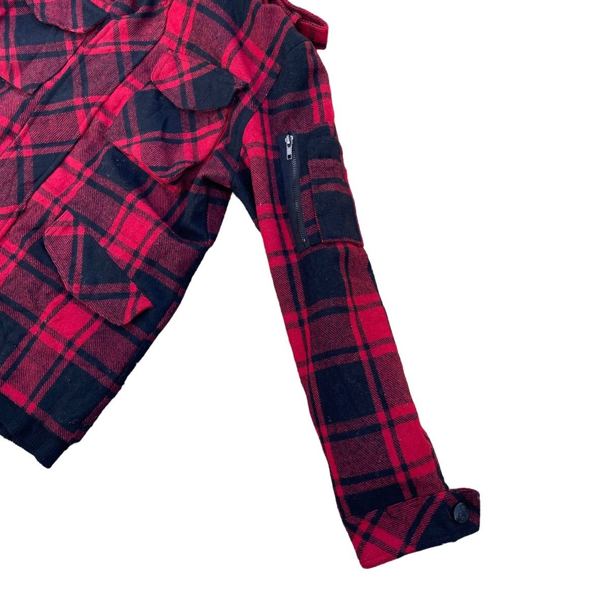 If Six Was Nine 🇯🇵 SUGGESTION TARTAN PUNK MULTIPOCKET WOOL JACKET Size US M / EU 48-50 / 2 - 4 Thumbnail