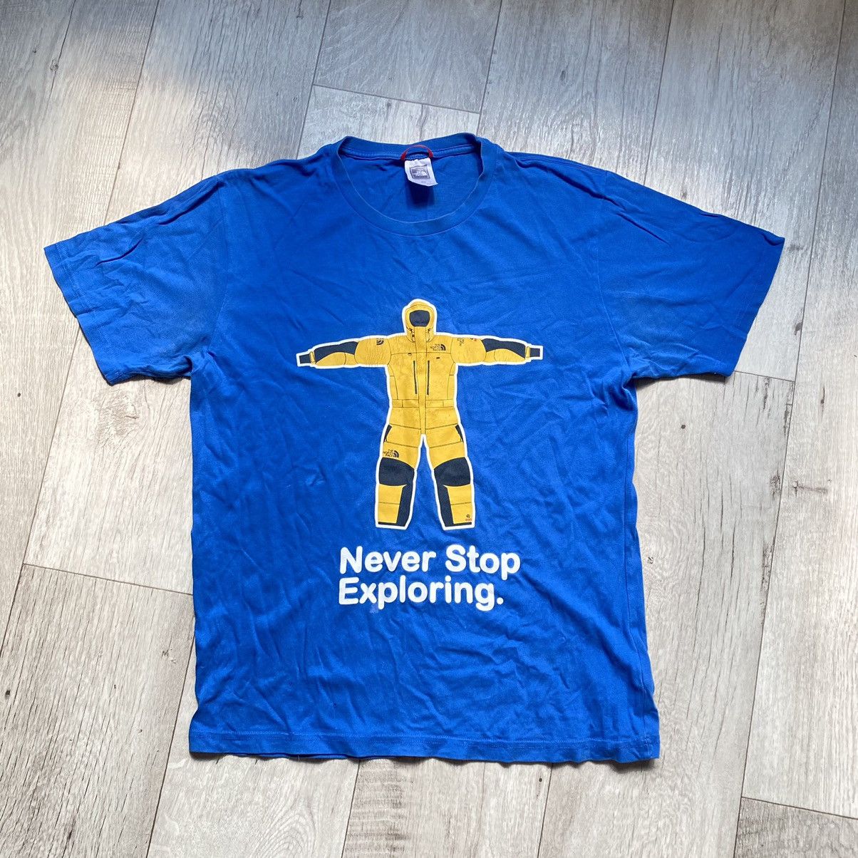 The North Face × Vintage VINTAGE THE NORTH FACE PUFFER MAN LOGO TEE Size US L / EU 52-54 / 3 - 1 Thumbnail
