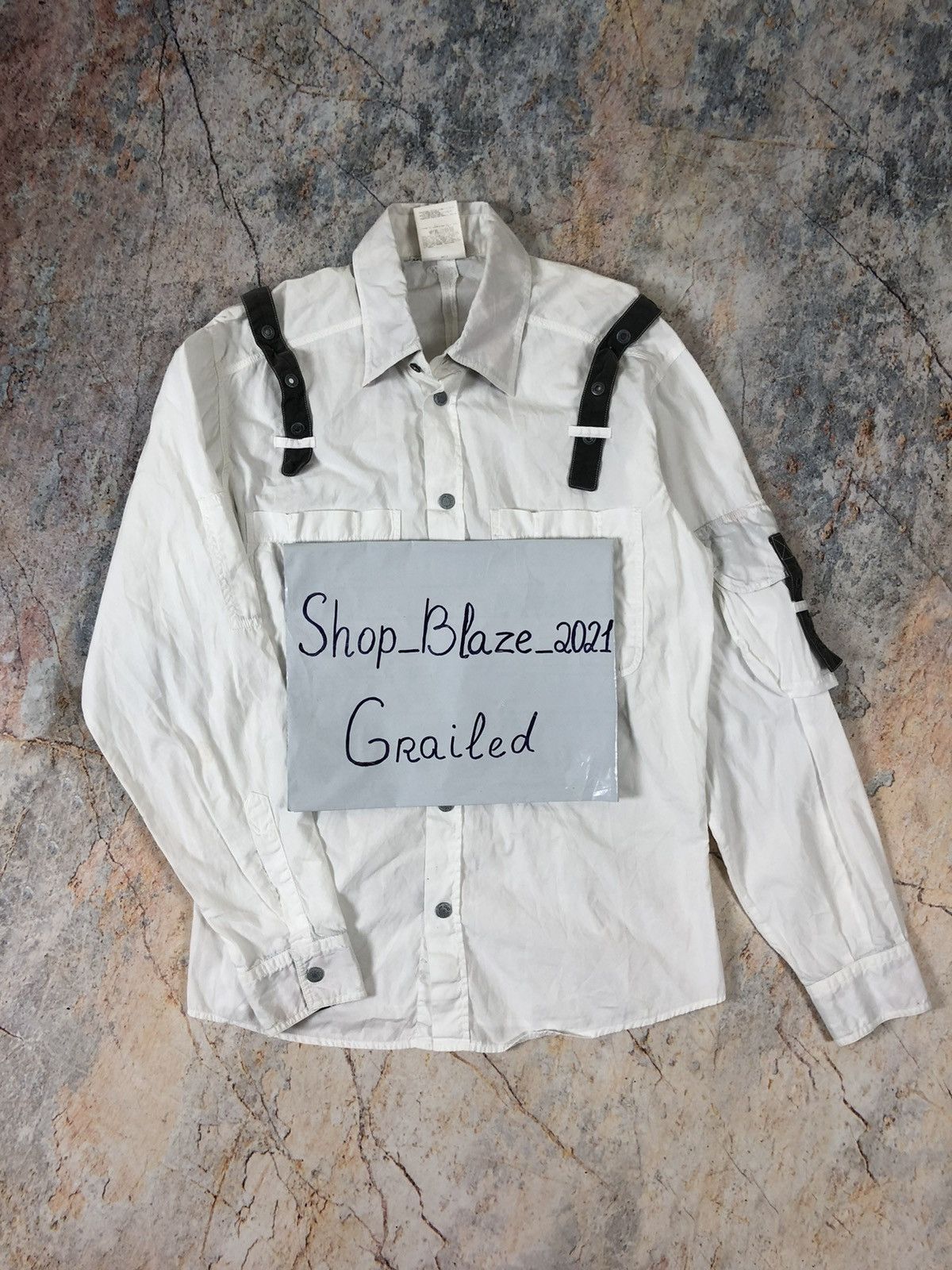 Dolce & Gabbana × Vintage Dolce gabbana rare vintage bondage belt shirt Size US XL / EU 56 / 4 - 3 Thumbnail