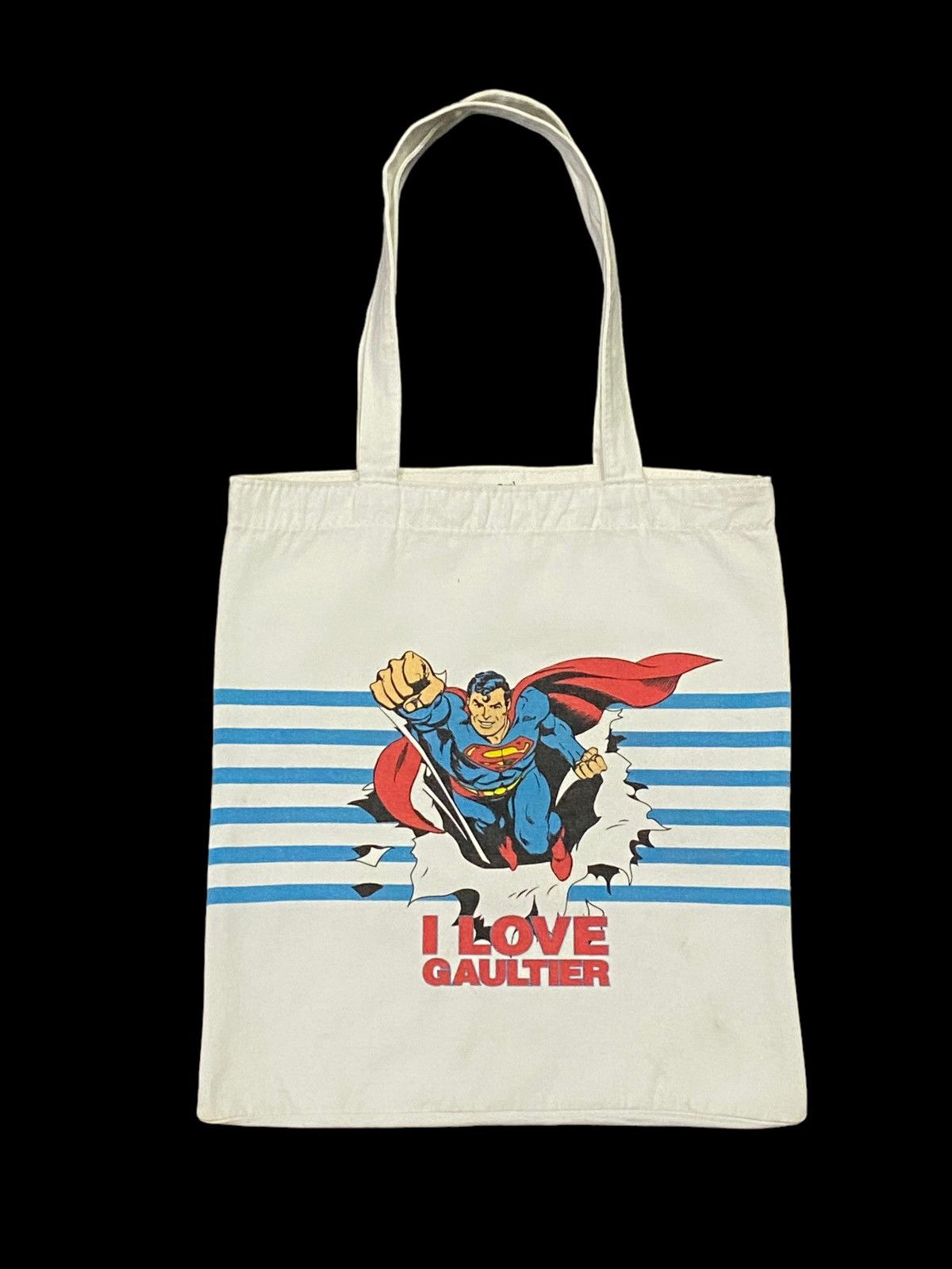 Jean Paul Gaultier Jean Paul Gaultier X Dc Comic “I LOVE GAULTIER” Tote Bag Size ONE SIZE - 5 Thumbnail