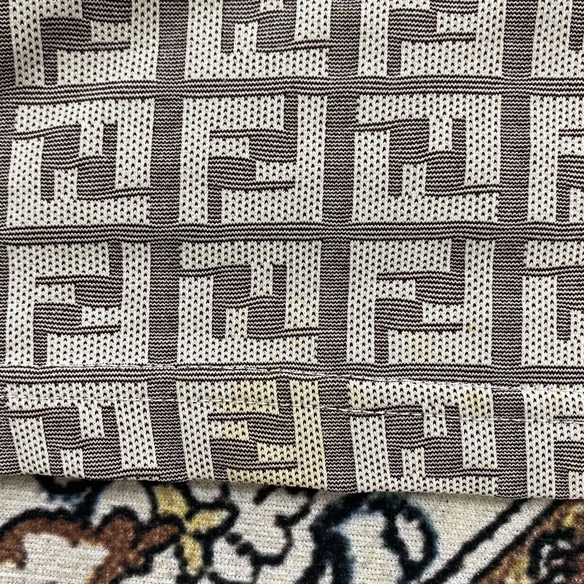 Fendi Vintage FENDI MARE Italy Brand Monogram Grey Skirt Size 30" / US 8 / IT 44 - 6 Thumbnail