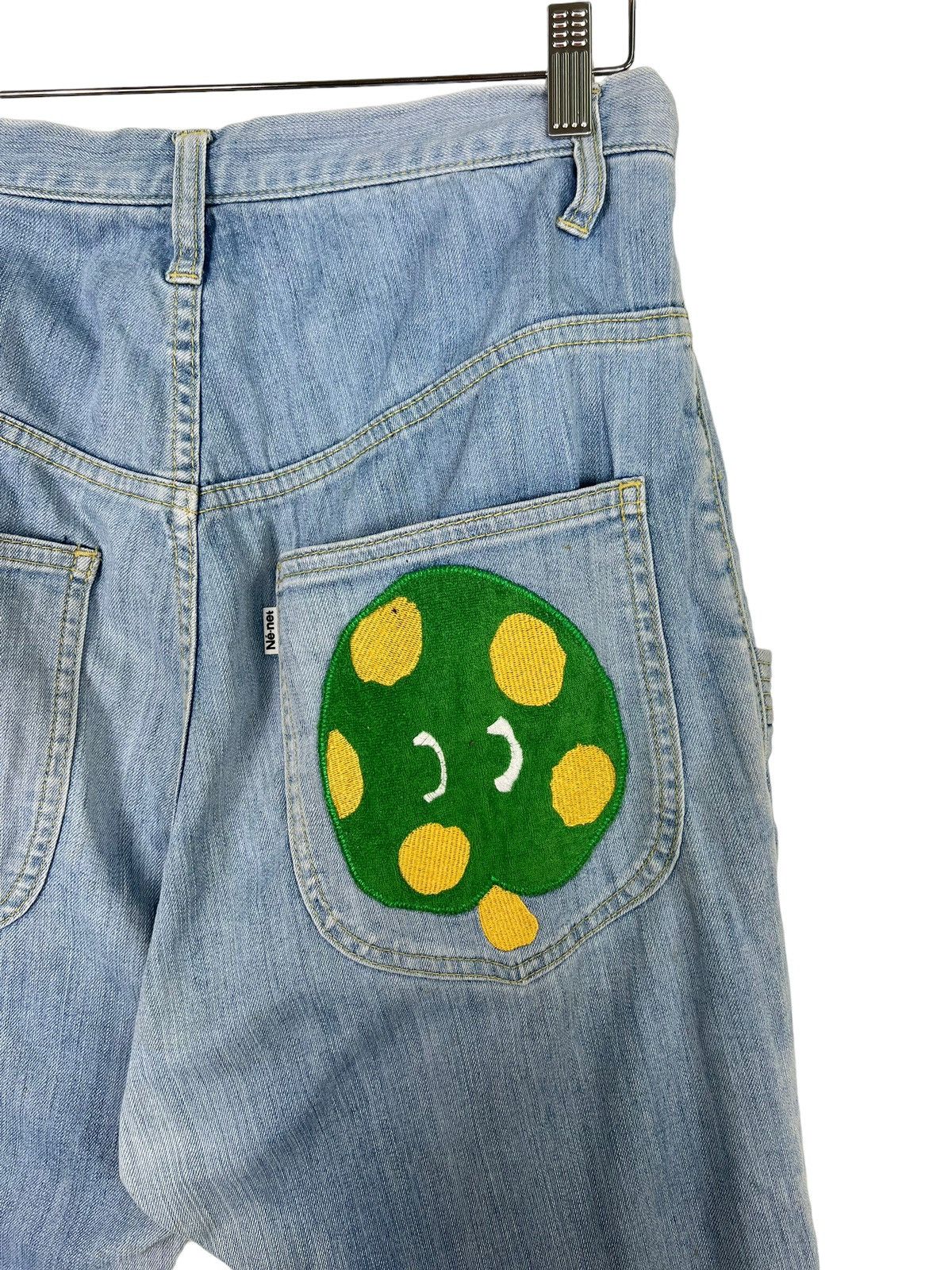 Issey Miyake 🔥 NENET PICMENT DYED ICE BLUE MONKEY DENIM PANTS Size US 30 / EU 46 - 8 Thumbnail