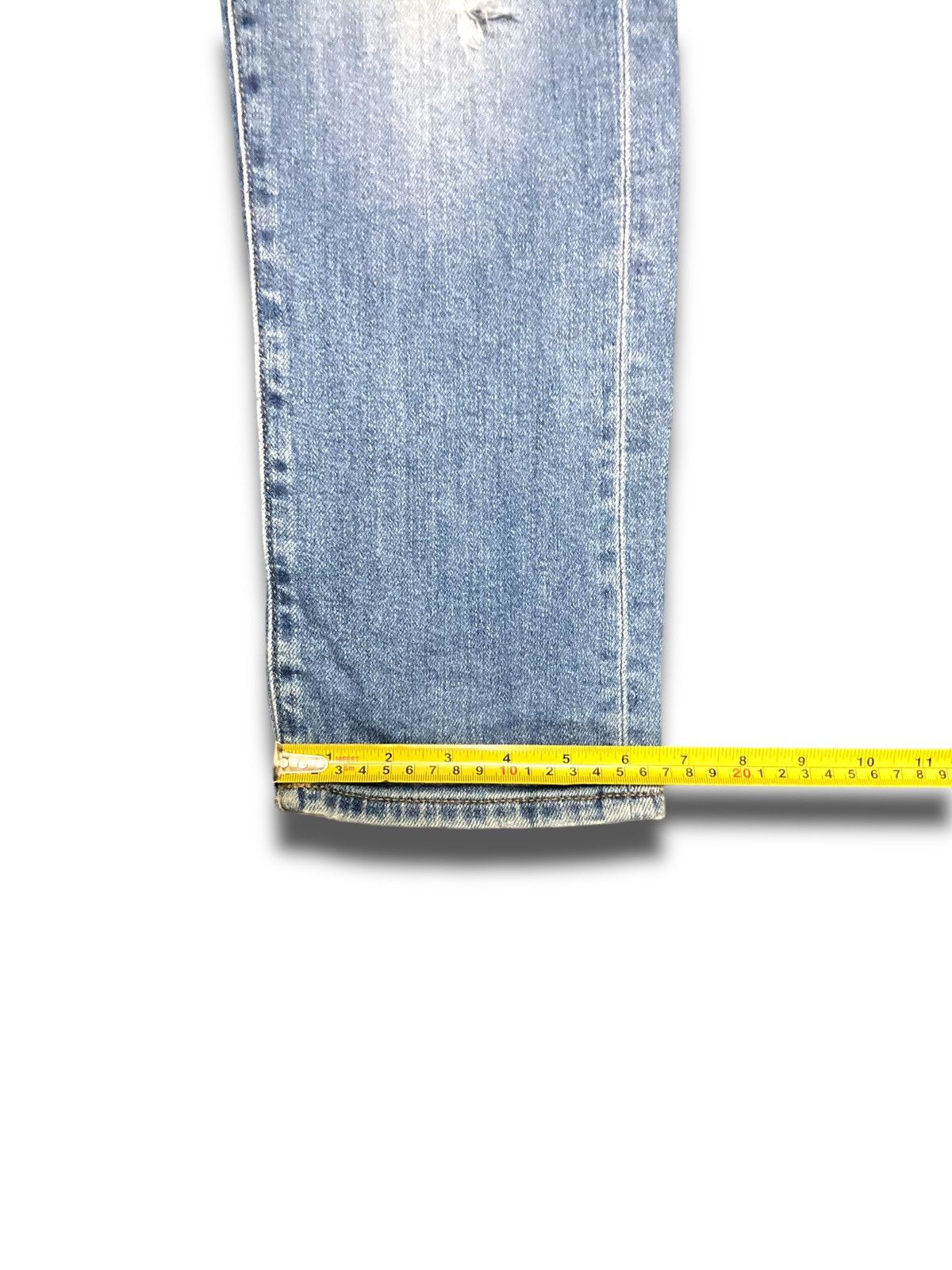 Jun Takahashi × Uniqlo × Vintage Vintage 90s Japan Distressed Denim Size US 31 - 15 Thumbnail