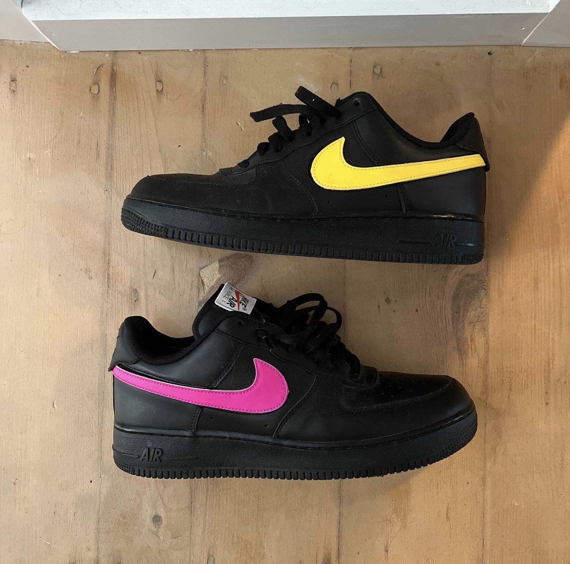 Swoosh pack air force 1 black on sale