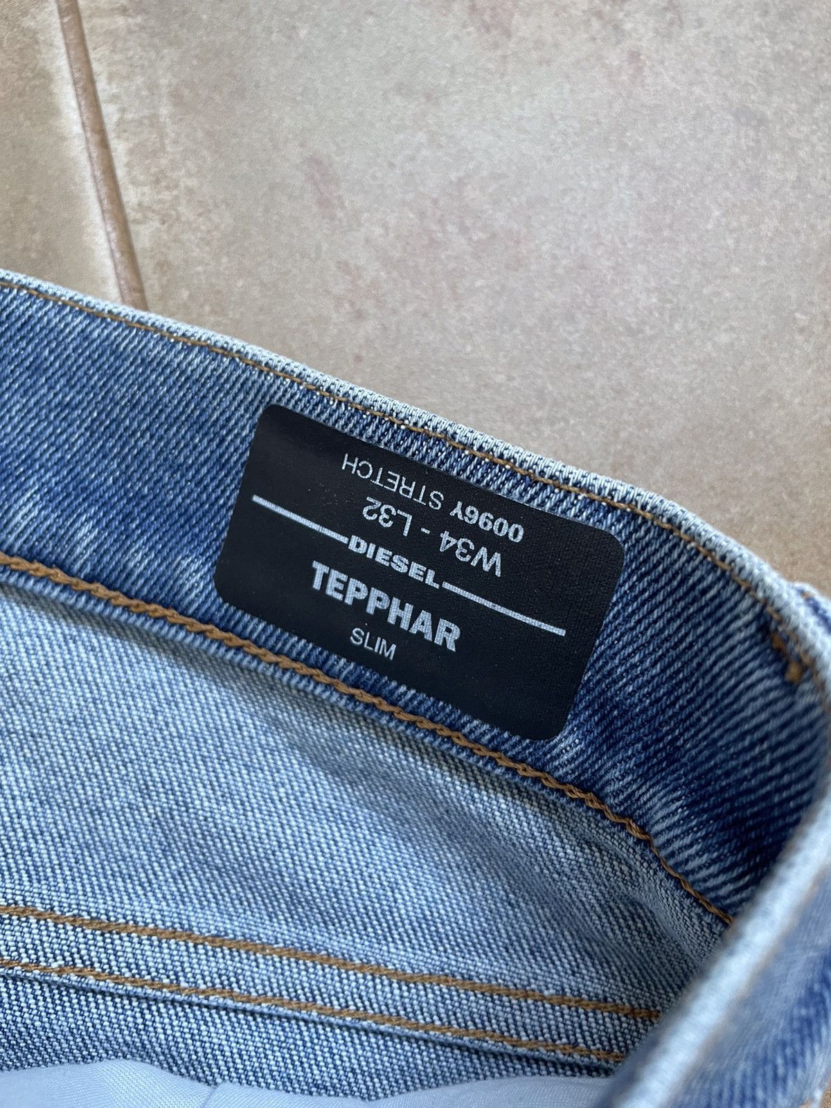 Designer × Diesel DIESEL Y2K DENIM JEANS PANTS Size US 34 / EU 50 - 4 Thumbnail