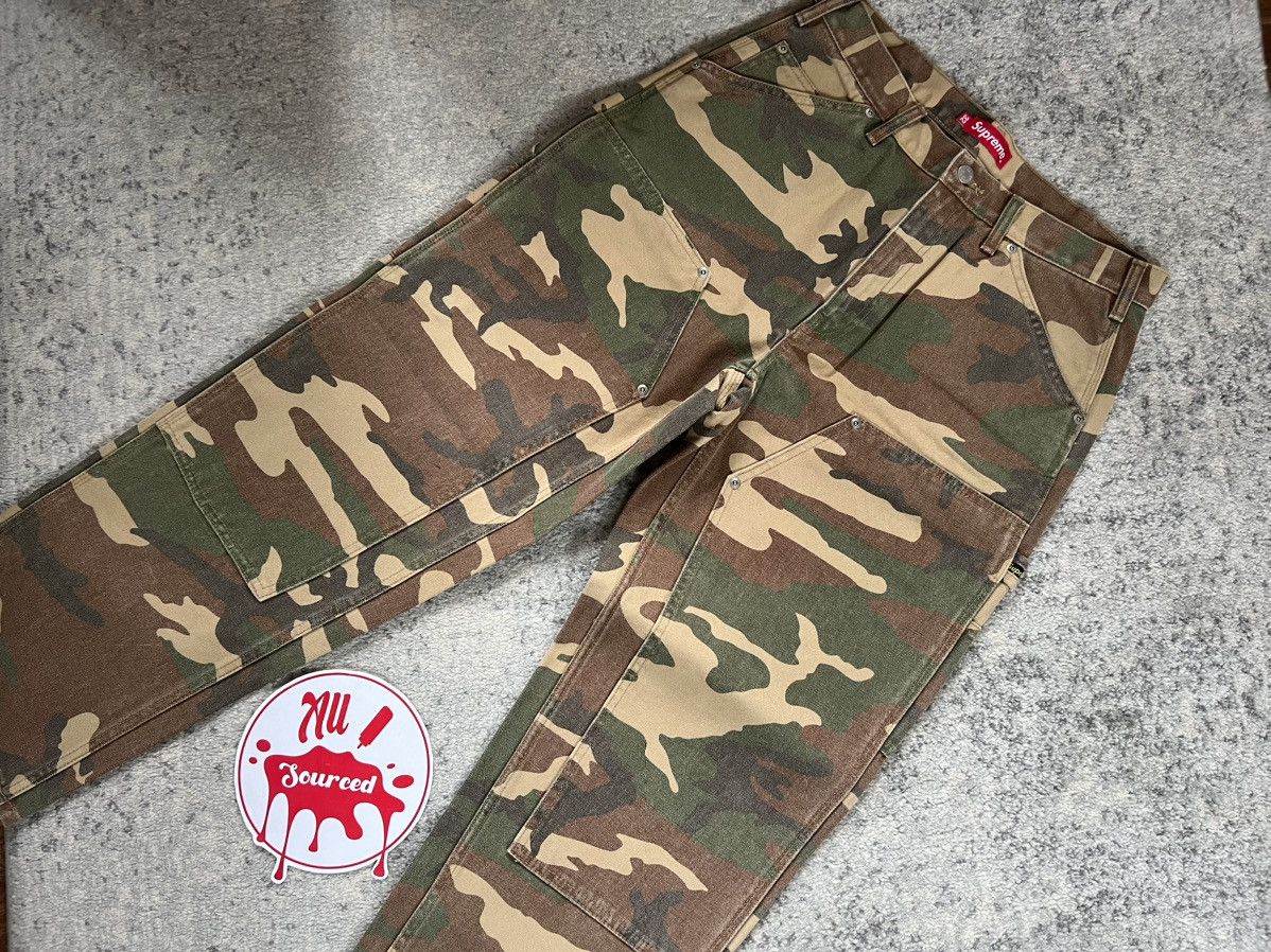 Supreme Moleskin Double Knee Painter Pant (FW23) Camo