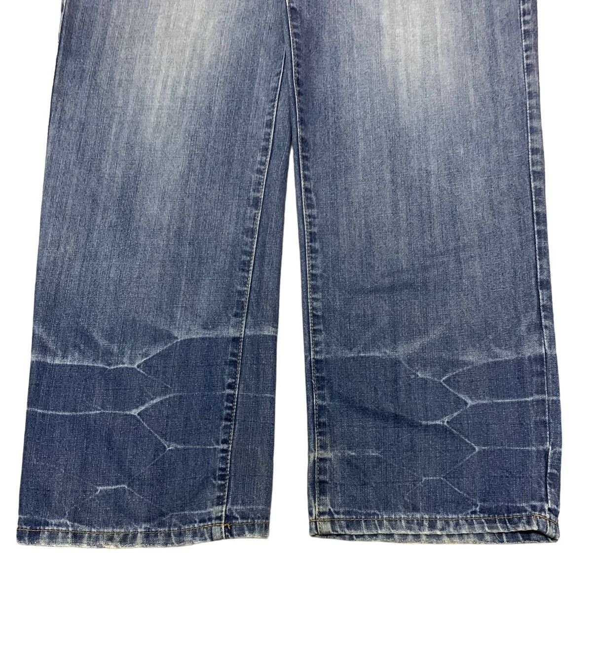 If Six Was Nine × Japanese Brand Rare Vintage Blanco Label Hip Hop Rapper Baggy Jeans 1990s Size US 33 - 5 Thumbnail
