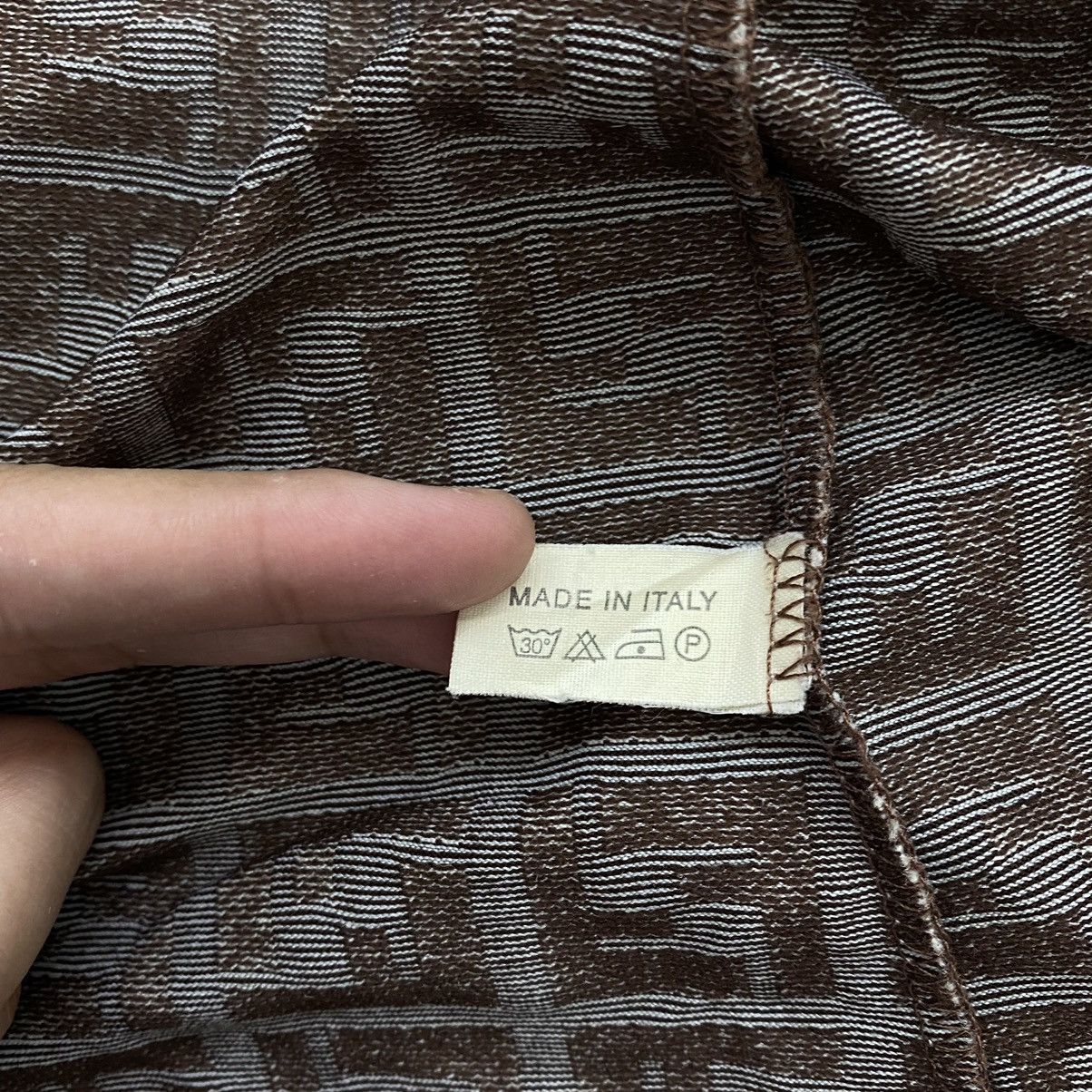 Fendi Vintage FENDI MARE Italy Brand Monogram Grey Skirt Size 30" / US 8 / IT 44 - 4 Thumbnail