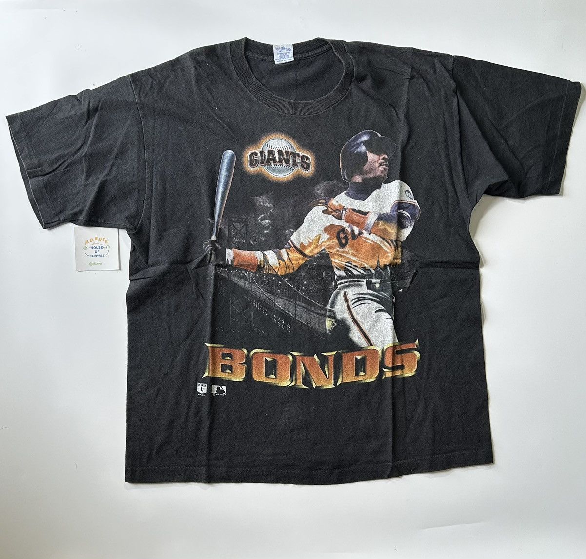 Vintage 1995 Barry Bonds San Francisco Giants Baseball t shirt XL