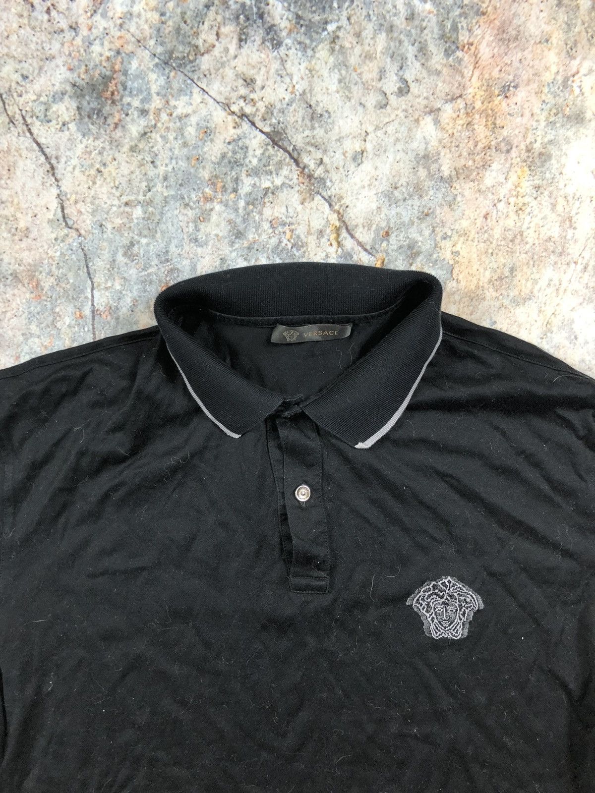 Versace Versace black polo Size US XS / EU 42 / 0 - 2 Thumbnail