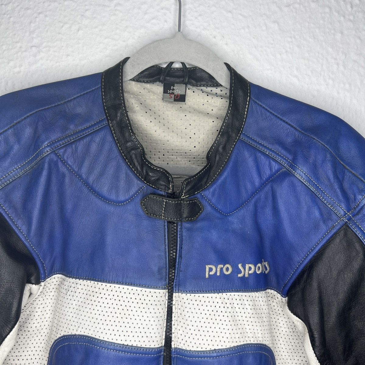 Hein Gericke Hein Gericke Pro Sports Moto Racing Leather Jacket Navy Size US M / EU 48-50 / 2 - 4 Thumbnail