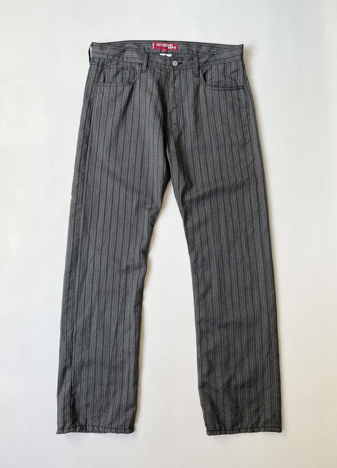 Comme des Garcons A/W 05 Striped Wool Trousers Size US 36 / EU 52 - 1 Thumbnail