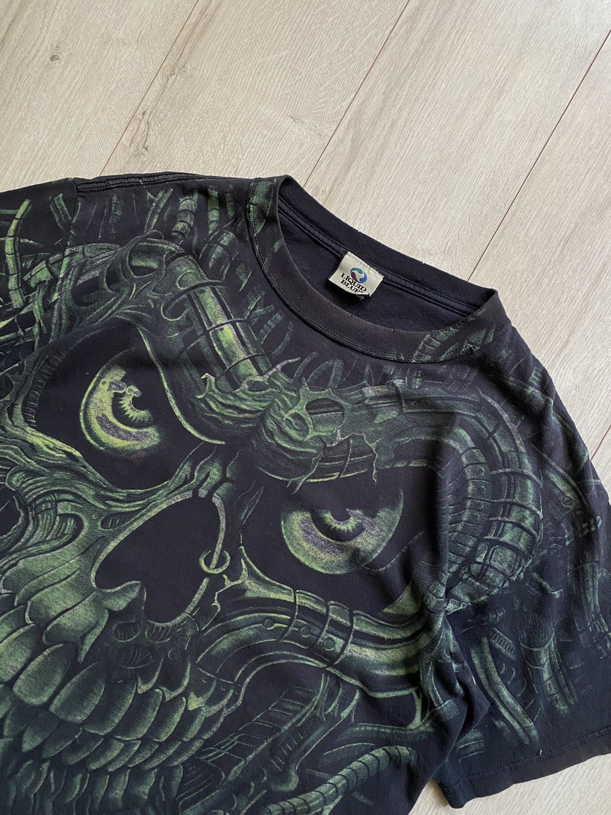 Liquid Blue Liquid blue t-shirt vintage 90s terminator skull tee Size US L / EU 52-54 / 3 - 2 Thumbnail
