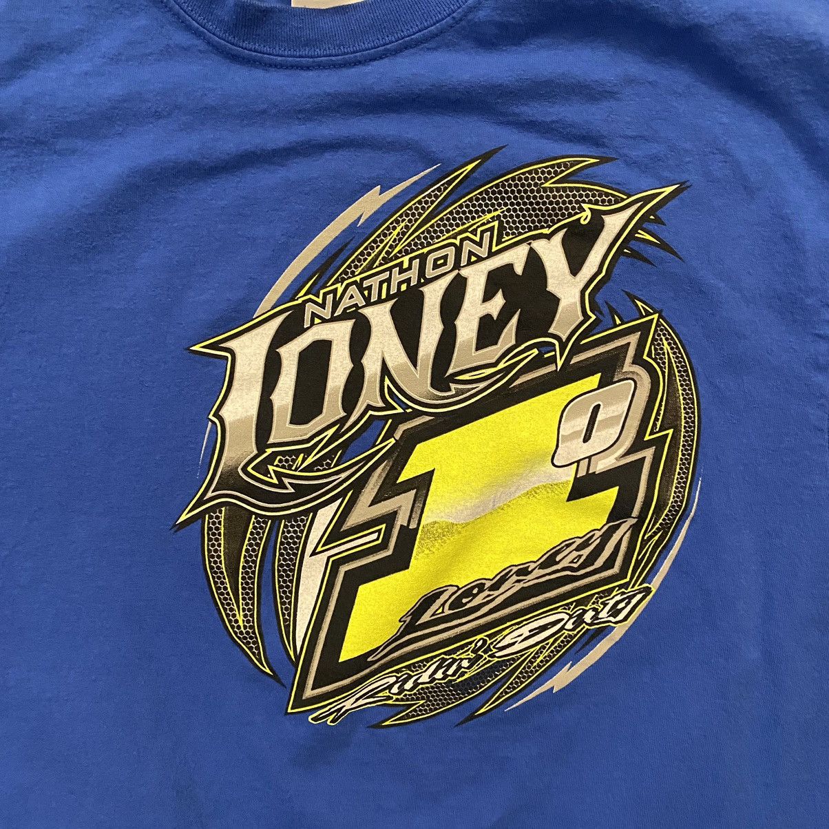 NASCAR × Nike Vintage Y2K Blue Nascar AOP Racing Graphic Tee L Size US L / EU 52-54 / 3 - 10 Thumbnail