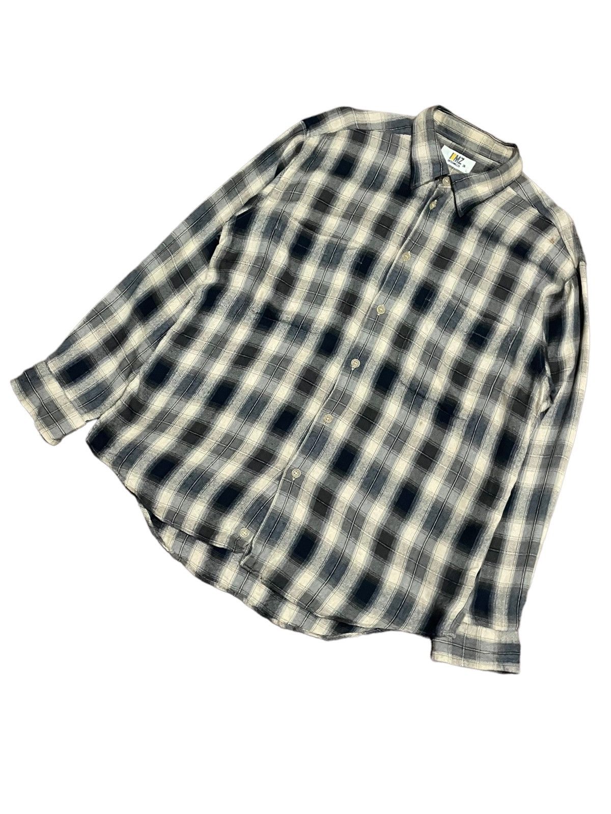 Arrow Rare🔥Vintage 80s Shadow Plaid Similar To Arrow Chevella Size US L / EU 52-54 / 3 - 18 Thumbnail