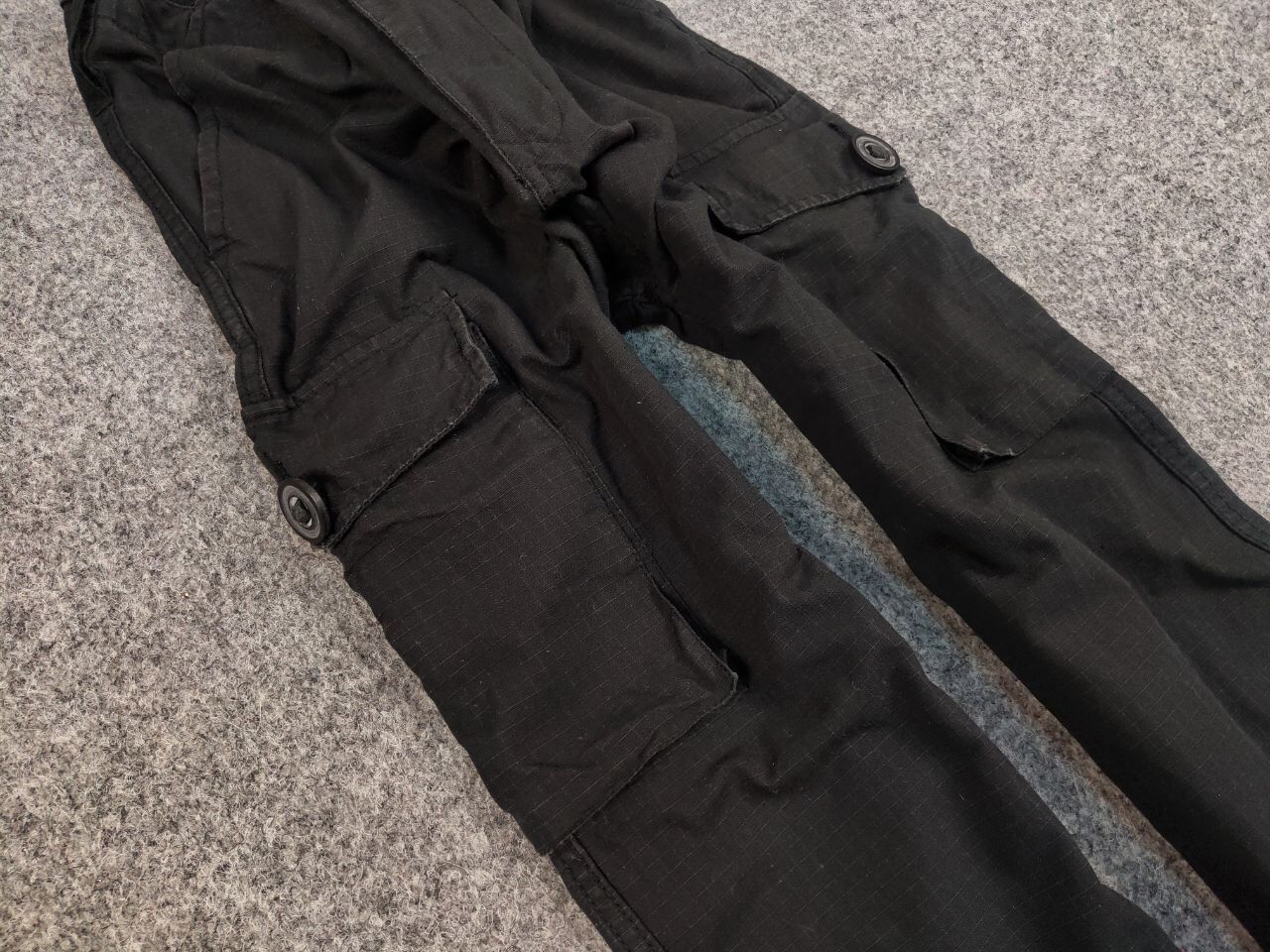 Japanese Brand Vintage Combat Clothing Black Ripstop Military Cargo Pants Size US 30 / EU 46 - 9 Thumbnail