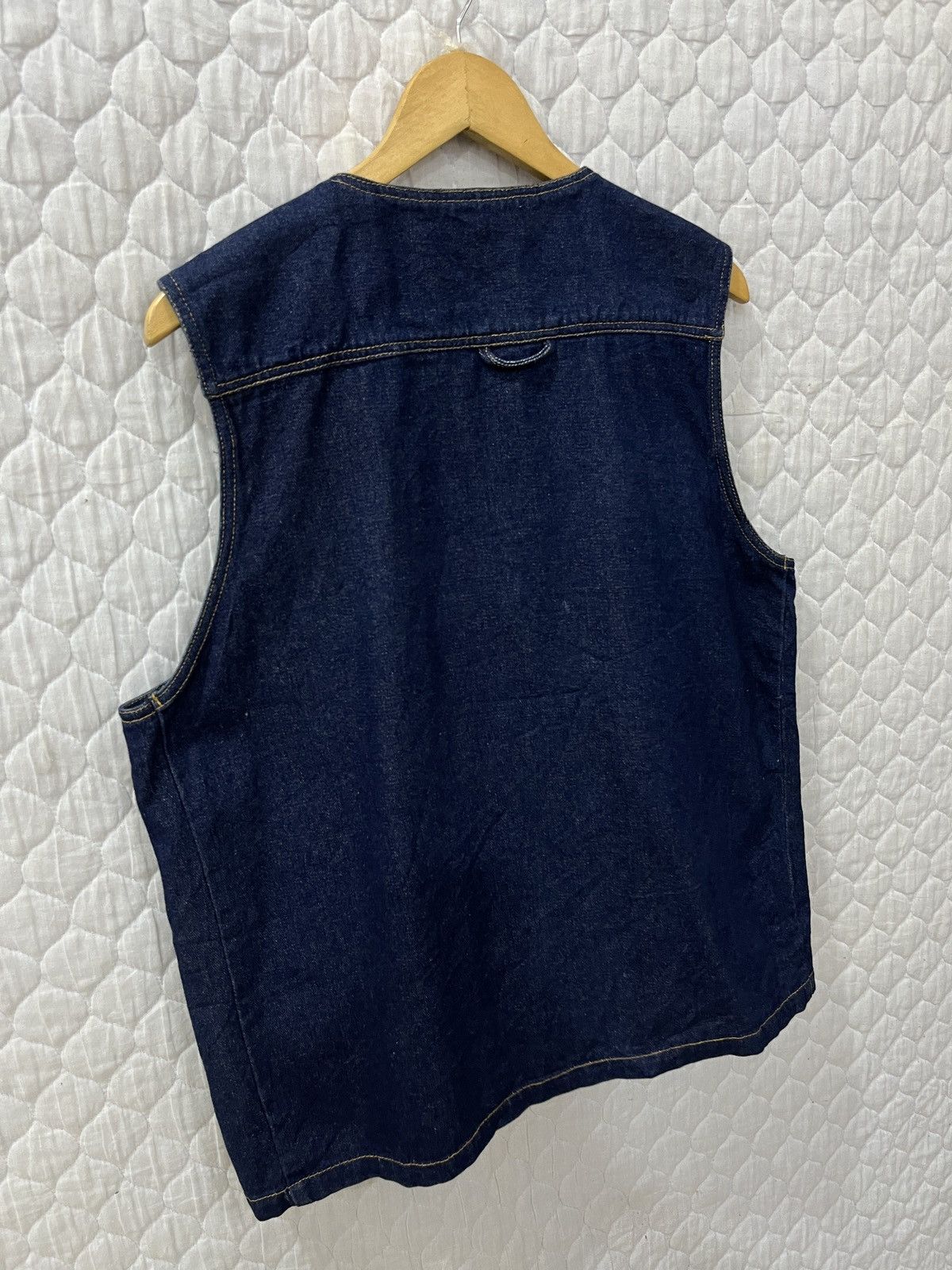 If Six Was Nine (Ssss). ARCHIVE BLOOM ON THE GLOBE DENIM VEST Size US M / EU 48-50 / 2 - 6 Thumbnail