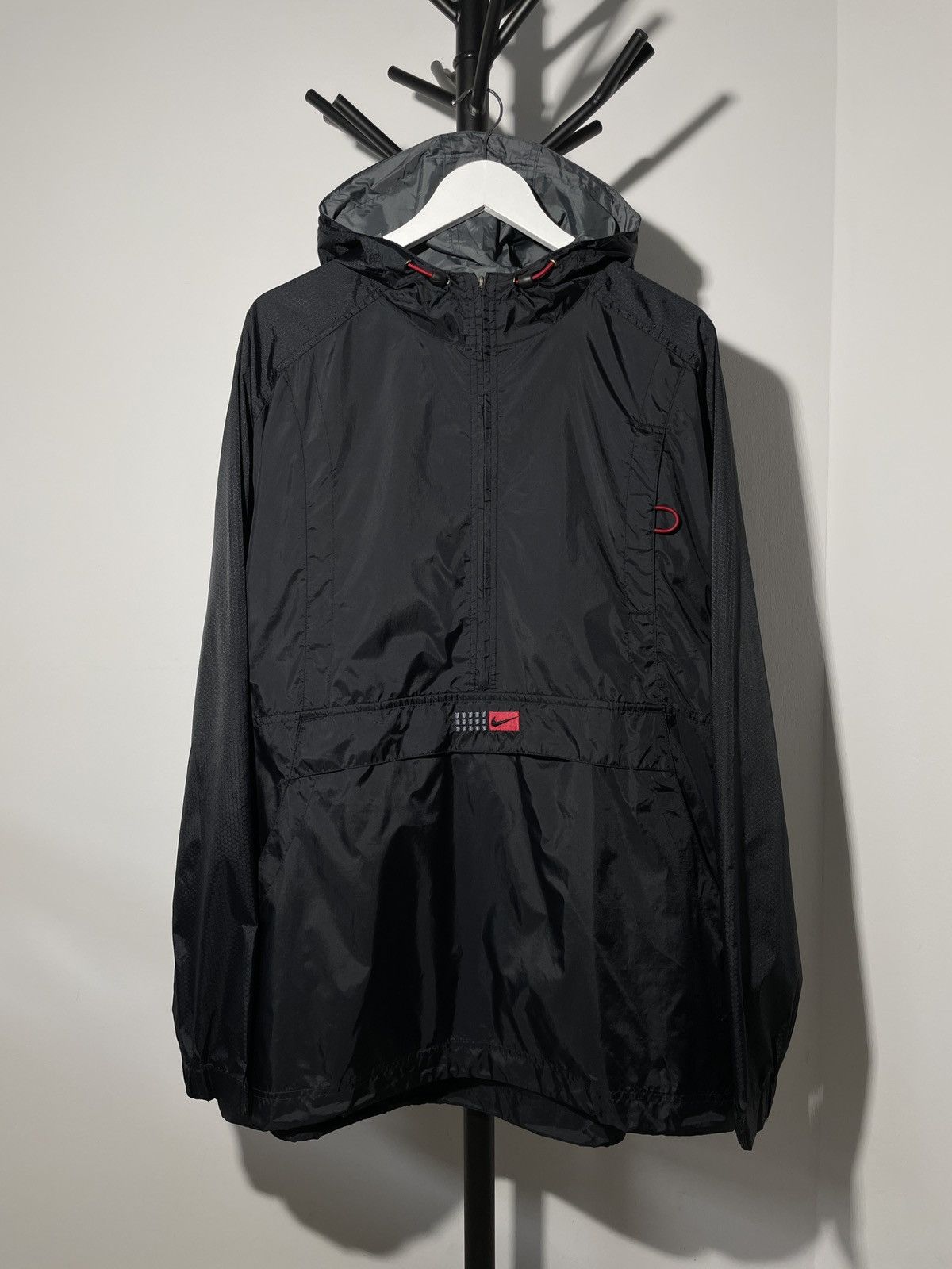 Nike Vintage 90s Nike Nylon Anorak Big Logo Jacket | Grailed