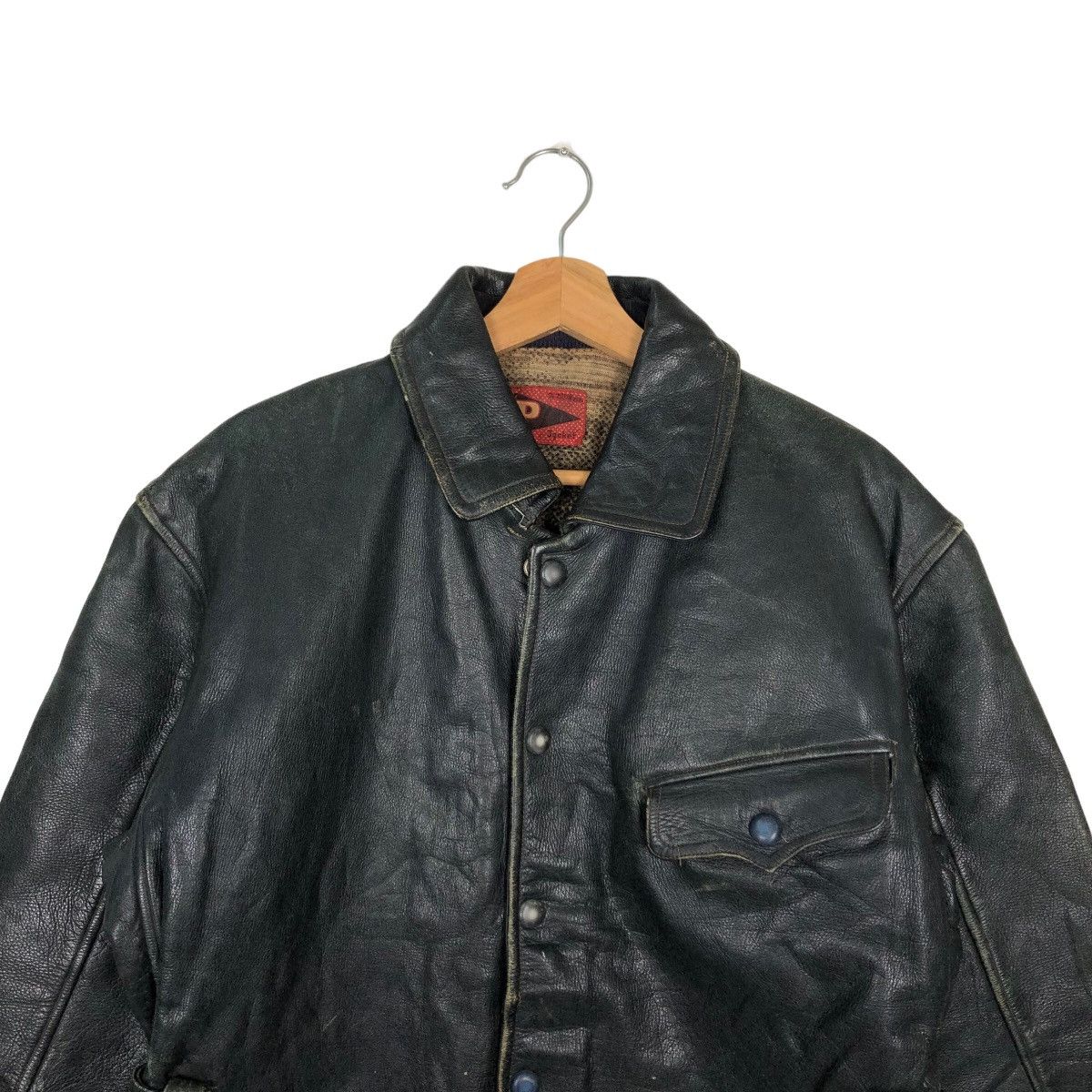 Aero Leathers VINTAGE 60’s LEATHER JACKET MILITARY DESIGN BUZZ RICKSON’S Size US M / EU 48-50 / 2 - 2 Thumbnail