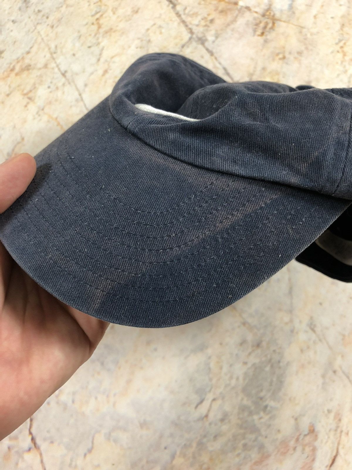Nike × Vintage Nike vintage blue logo cap Size ONE SIZE - 7 Thumbnail