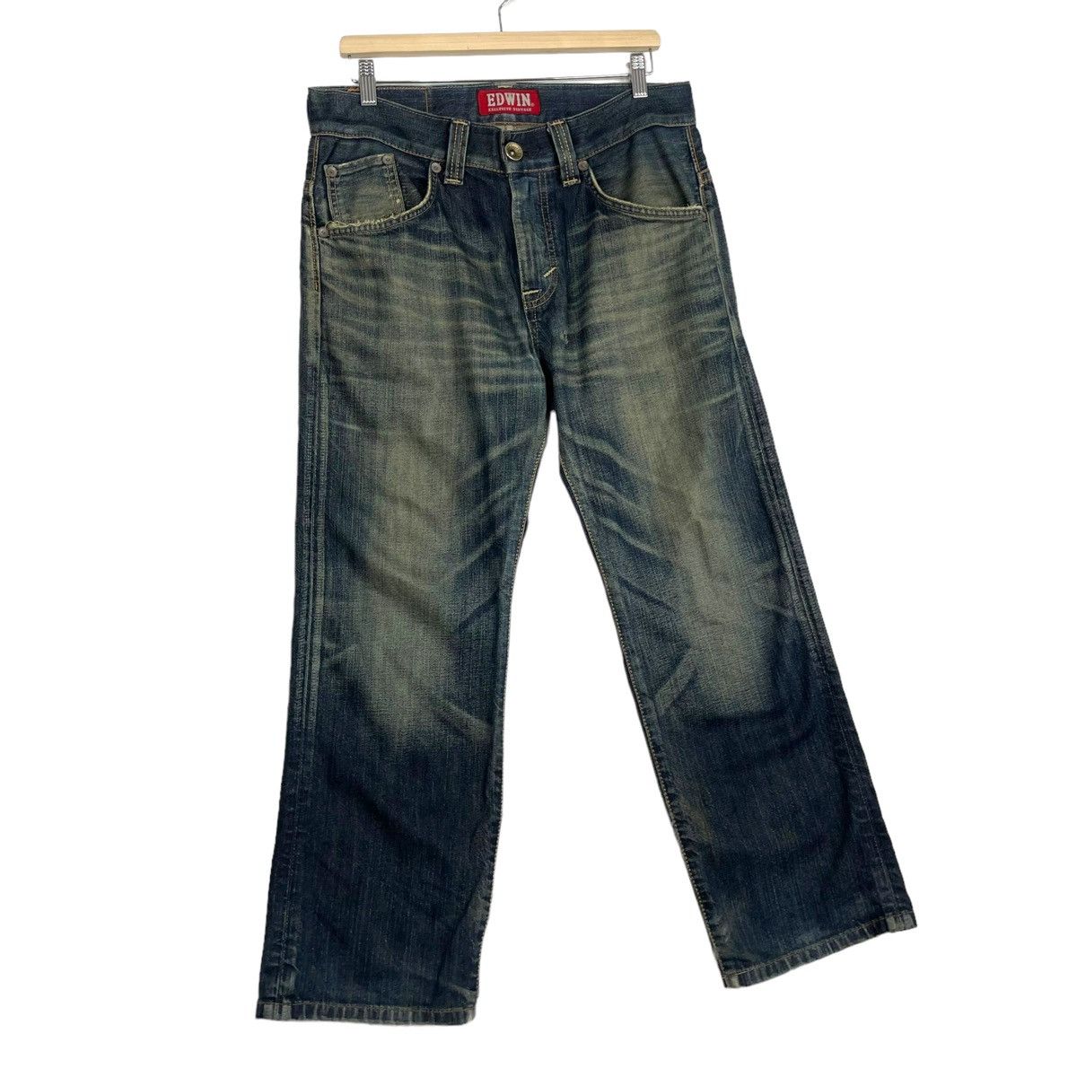 Edwin × Japanese Brand FLARE 💥 EDWIN EXCLUSIVE DENIM JEAN Size US 34 / EU 50 - 3 Thumbnail