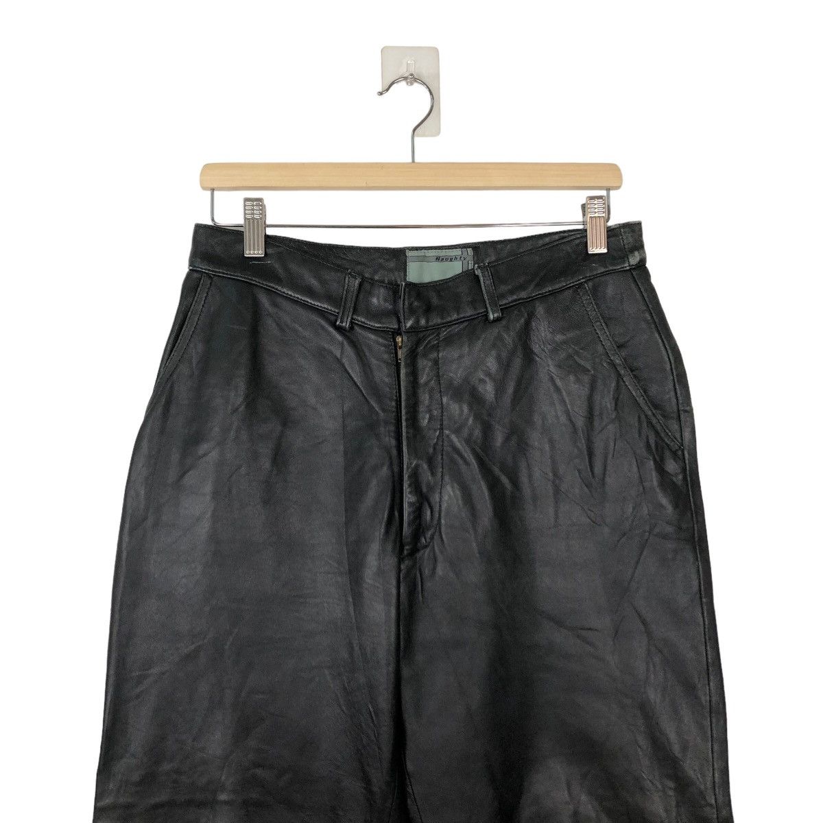 Japanese Brand VINTAGE LEATHER PANTS RACING WEAR JAPAN Size US 30 / EU 46 - 2 Thumbnail
