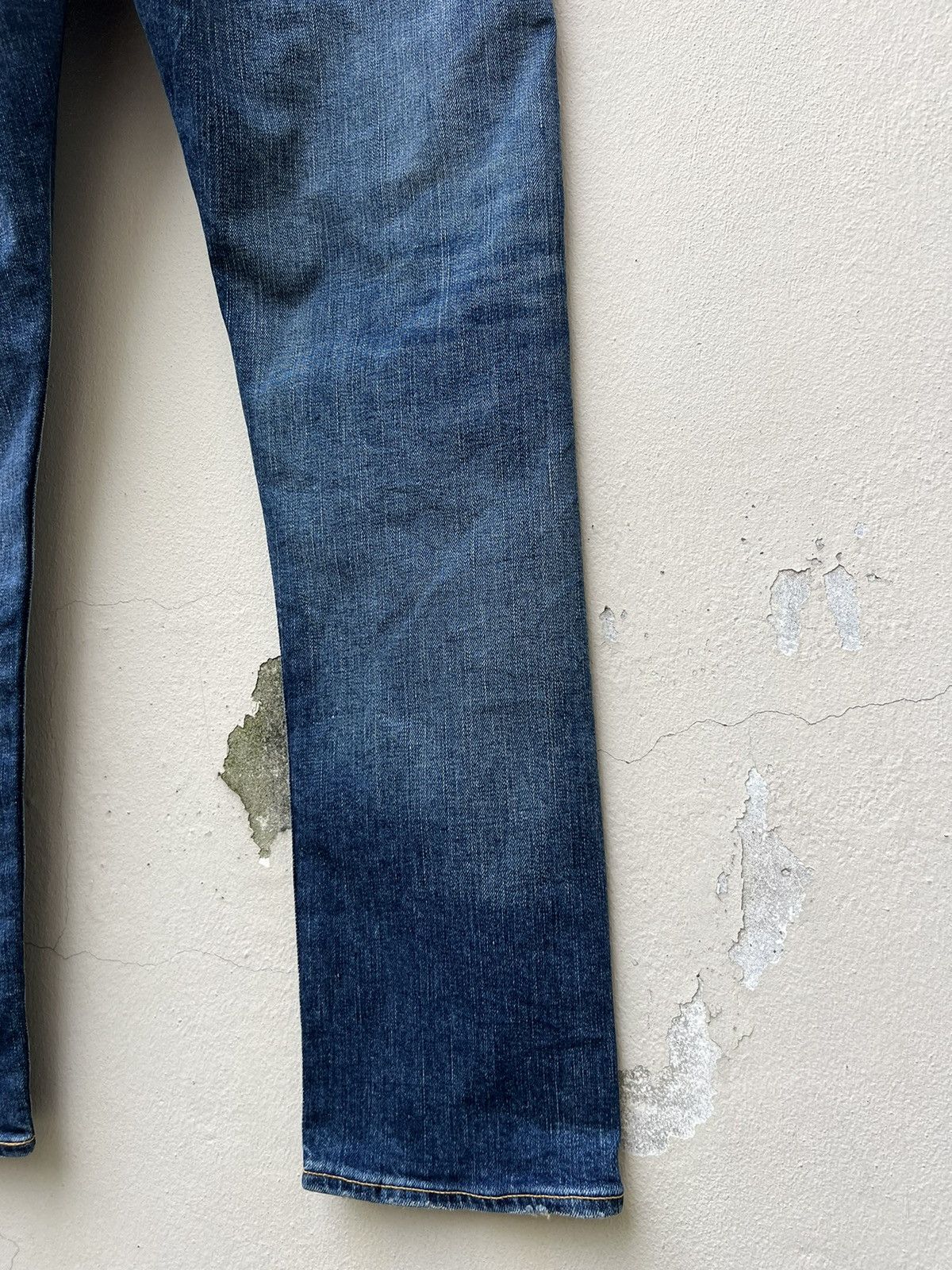 Japan Blue Japan Blue La Selva Distress Denim Skinny Jeans Size US 32 / EU 48 - 19 Thumbnail