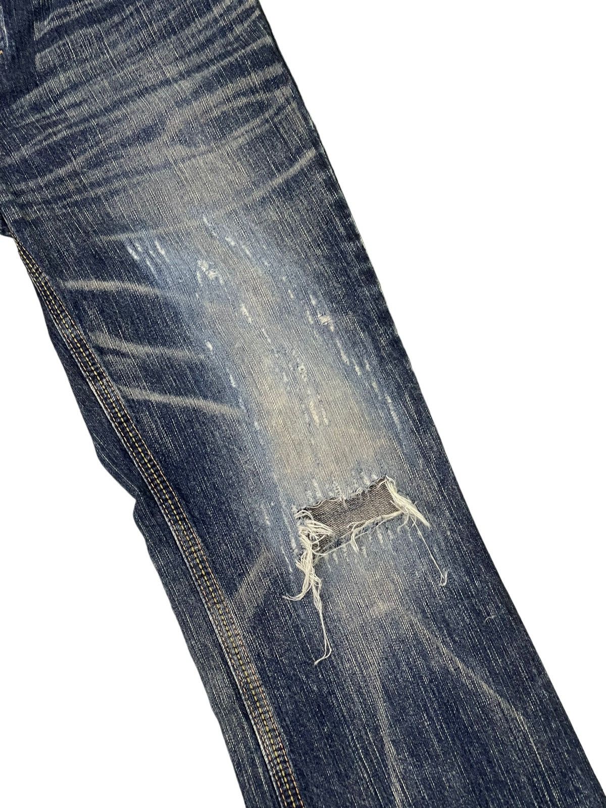 Edwin Flare Jeans Edwin Japan Distress Faded Boot Cut 6🟦0 Size US 28 / EU 44 - 7 Thumbnail
